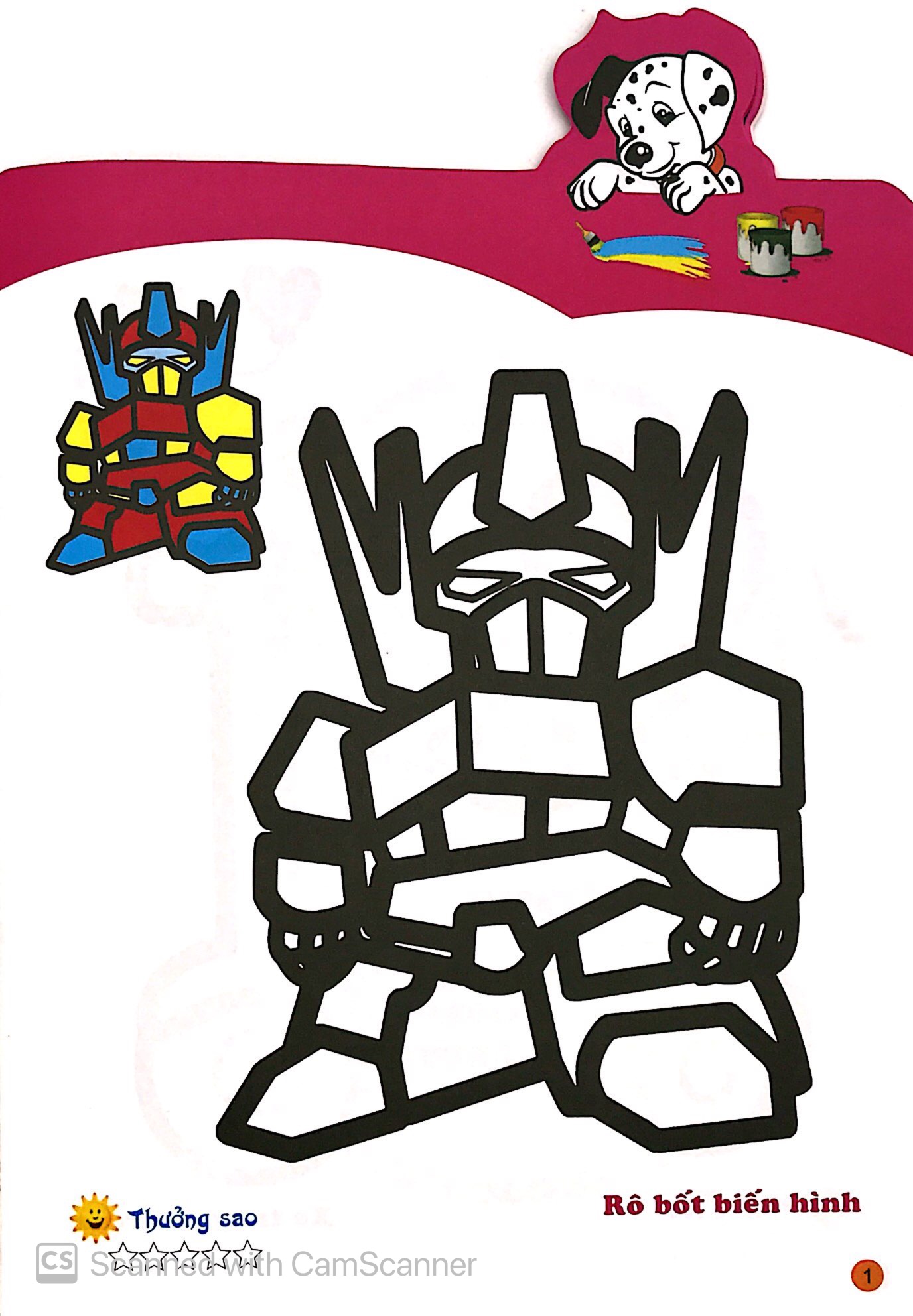 tô màu cùng cún con - tô màu đồ chơi và nhân vật