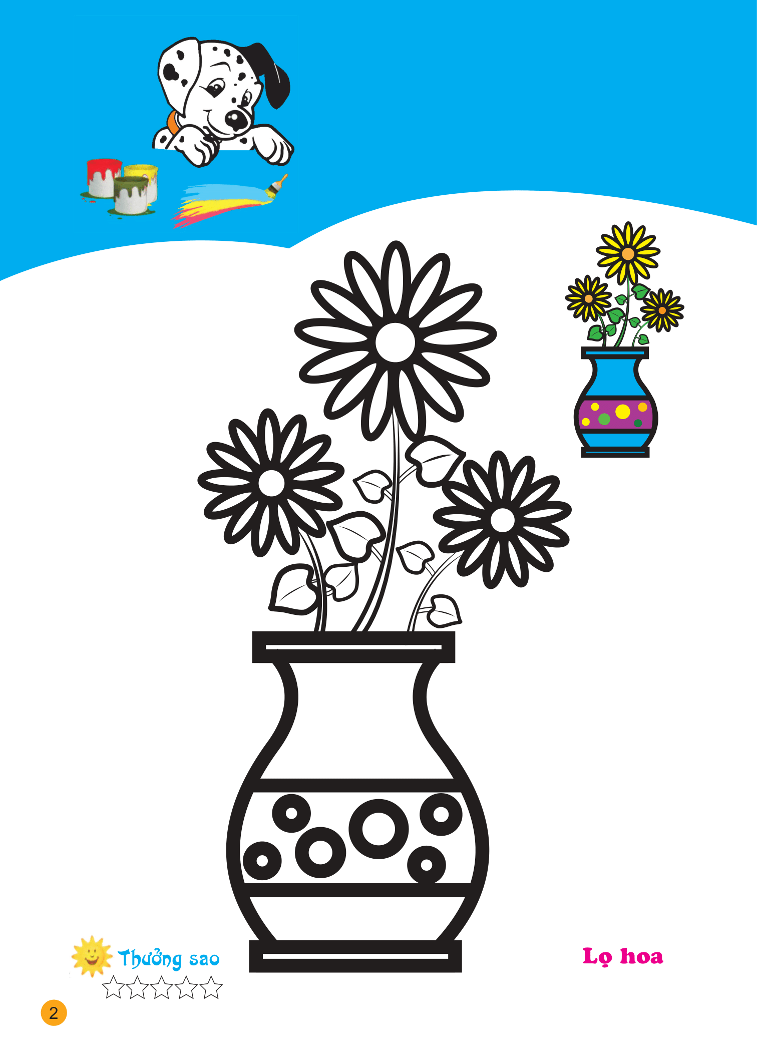 tô màu cùng cún con - tô màu đồ dùng học tập và đồ dùng hằng ngày