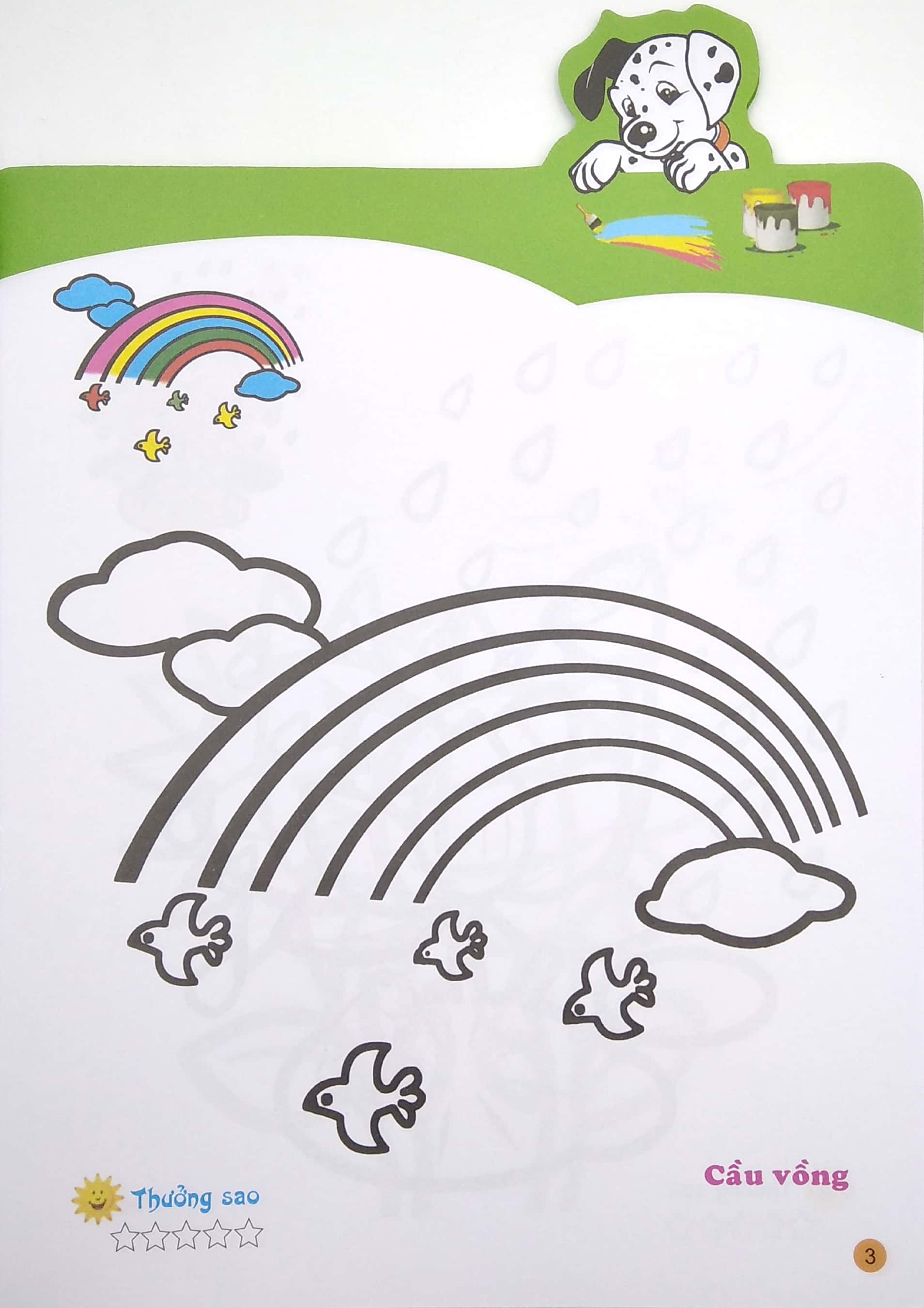 tô màu cùng cún con - tô màu thế giới tự nhiên và phương tiện giao thông