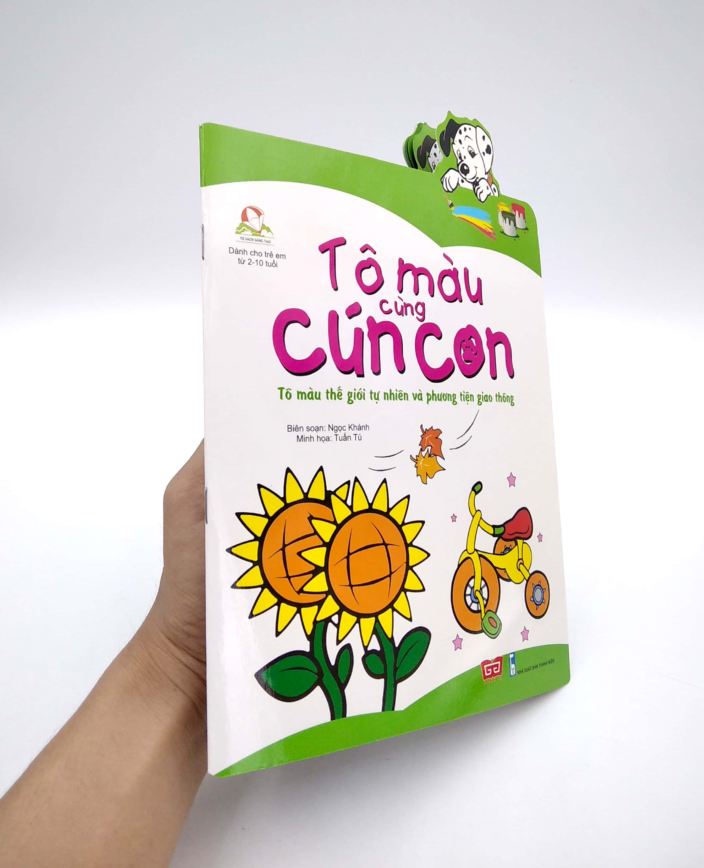 tô màu cùng cún con - tô màu thế giới tự nhiên và phương tiện giao thông