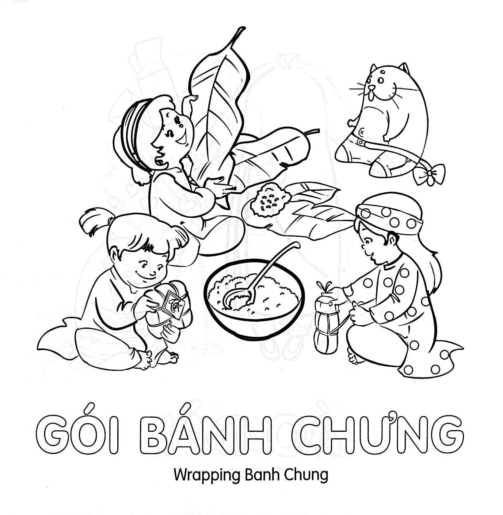 tô màu cùng mèo thông thái - song ngữ việt-anh - bốn mùa (dành cho trẻ từ 3-5 tuổi)