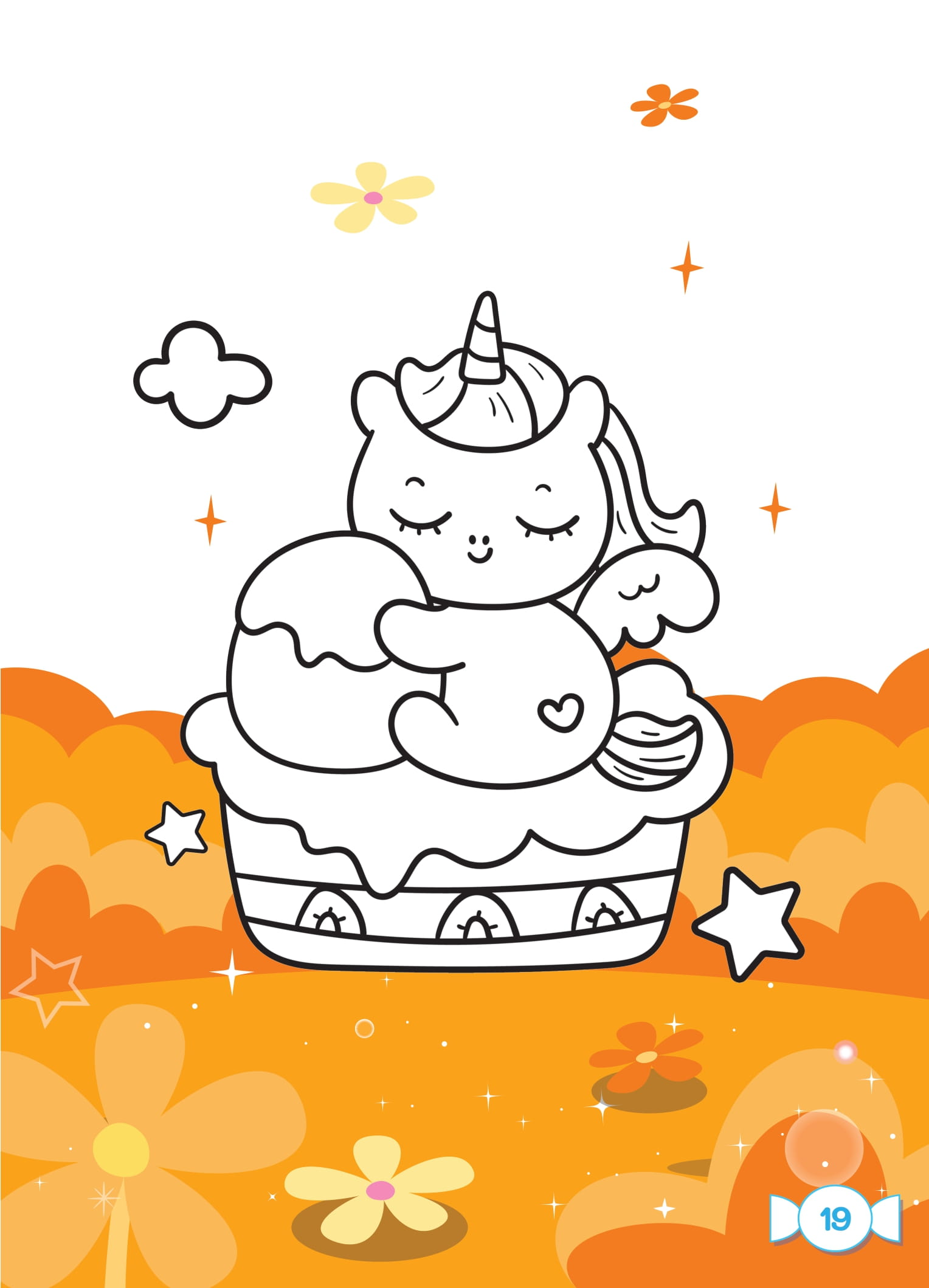 tô màu diệu kỳ - bữa tiệc bánh ngọt (dành cho bé gái năng động)