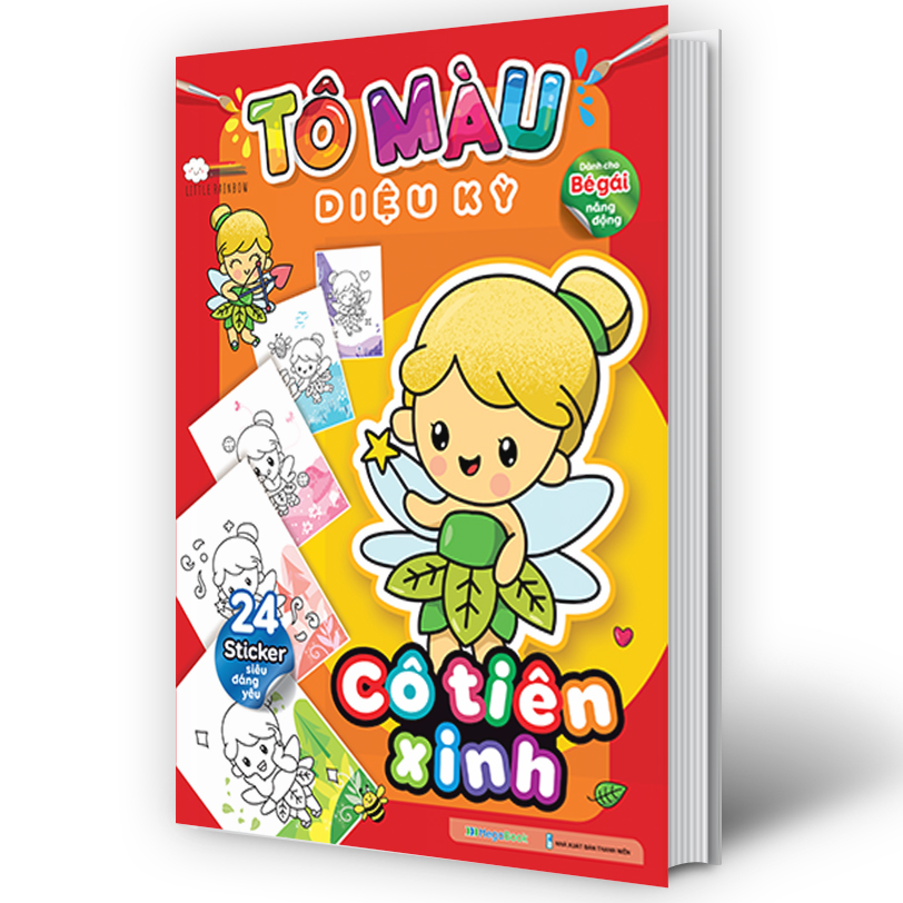tô màu diệu kỳ - cô tiên xinh