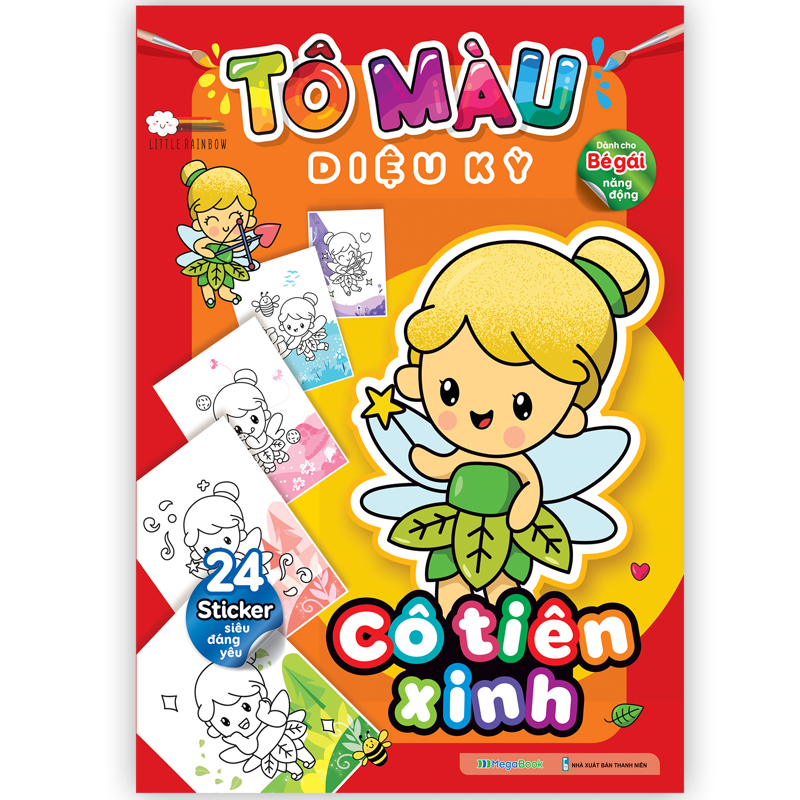 tô màu diệu kỳ - cô tiên xinh