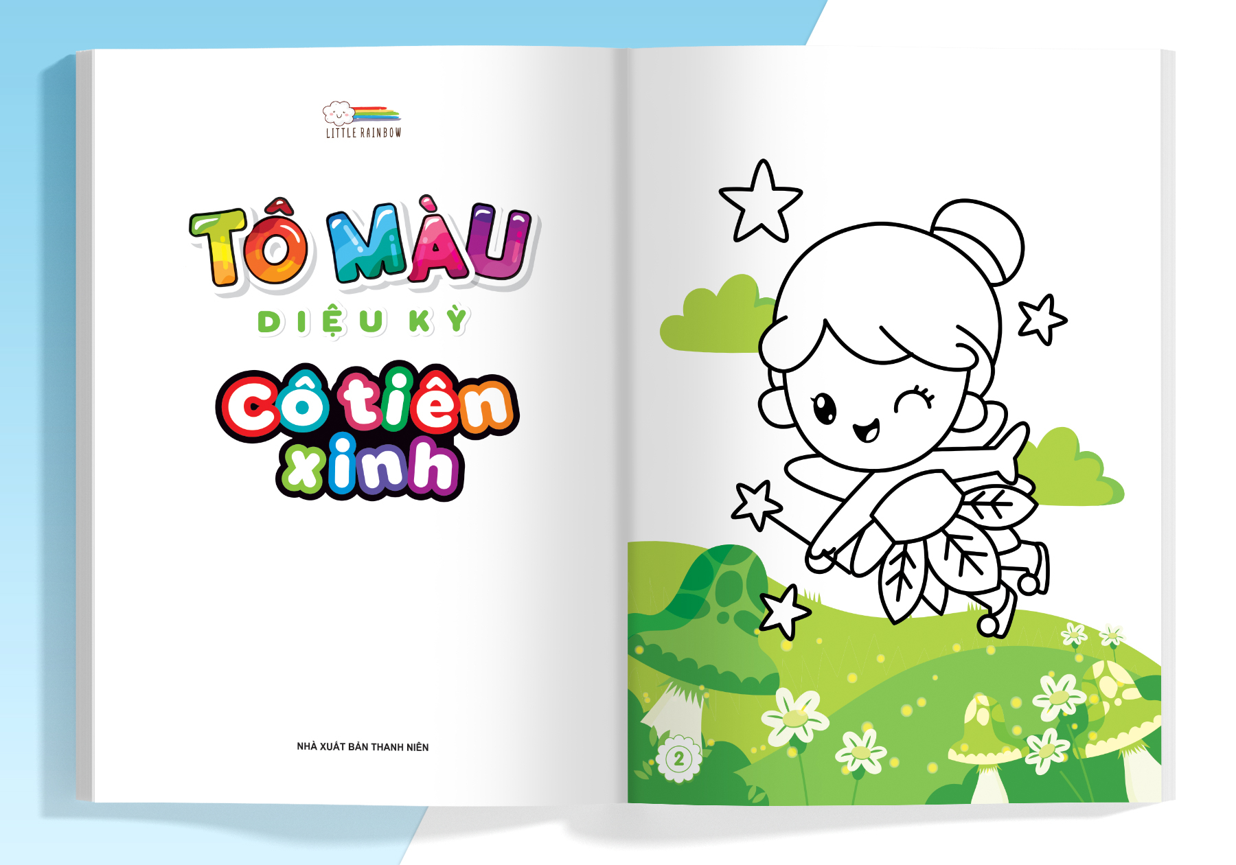 tô màu diệu kỳ - cô tiên xinh