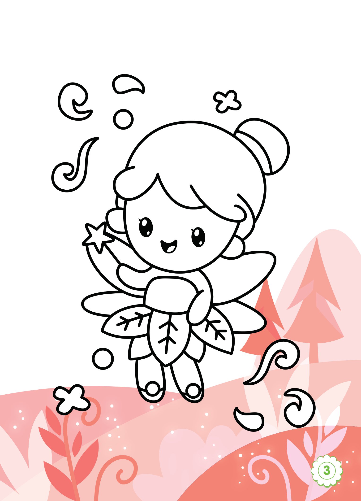 tô màu diệu kỳ - cô tiên xinh