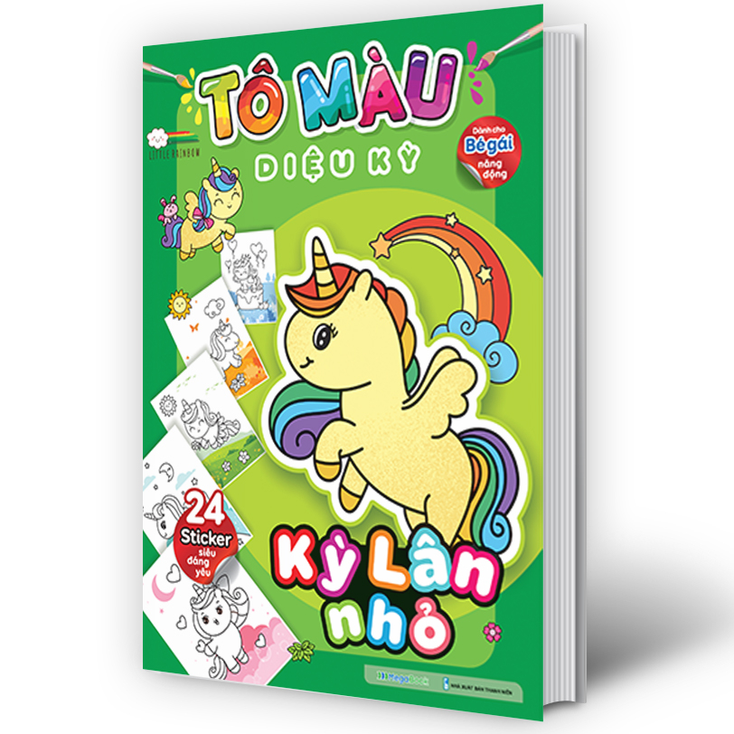 tô màu diệu kỳ - kỳ lân nhỏ