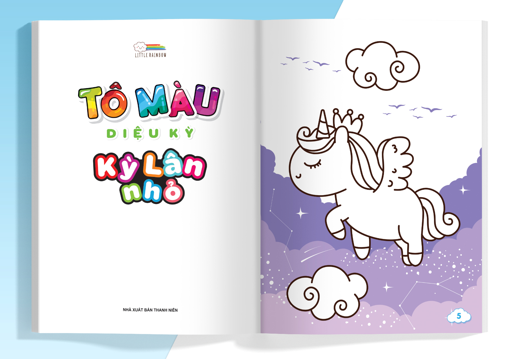 tô màu diệu kỳ - kỳ lân nhỏ