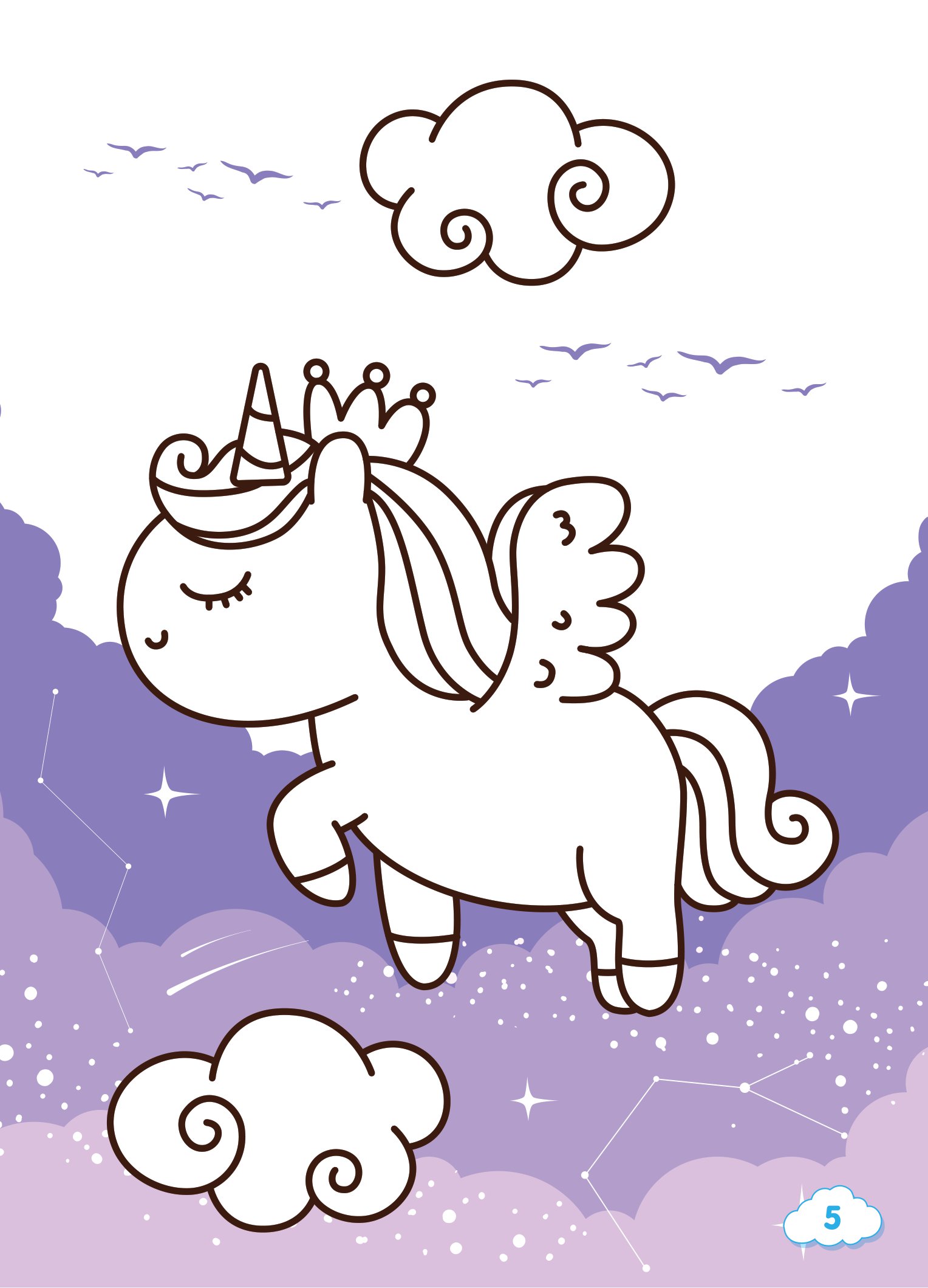 tô màu diệu kỳ - kỳ lân nhỏ