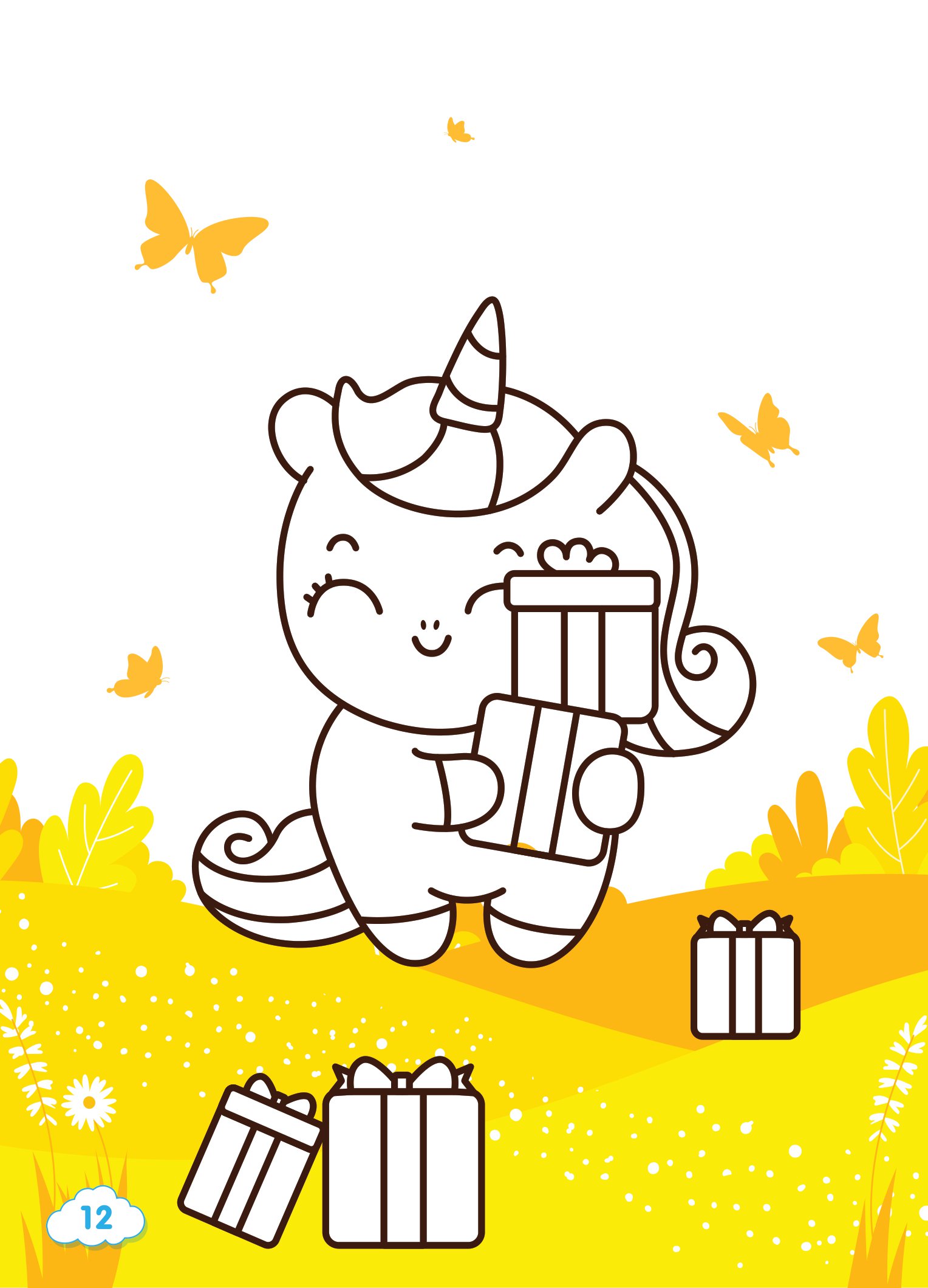 tô màu diệu kỳ - kỳ lân nhỏ