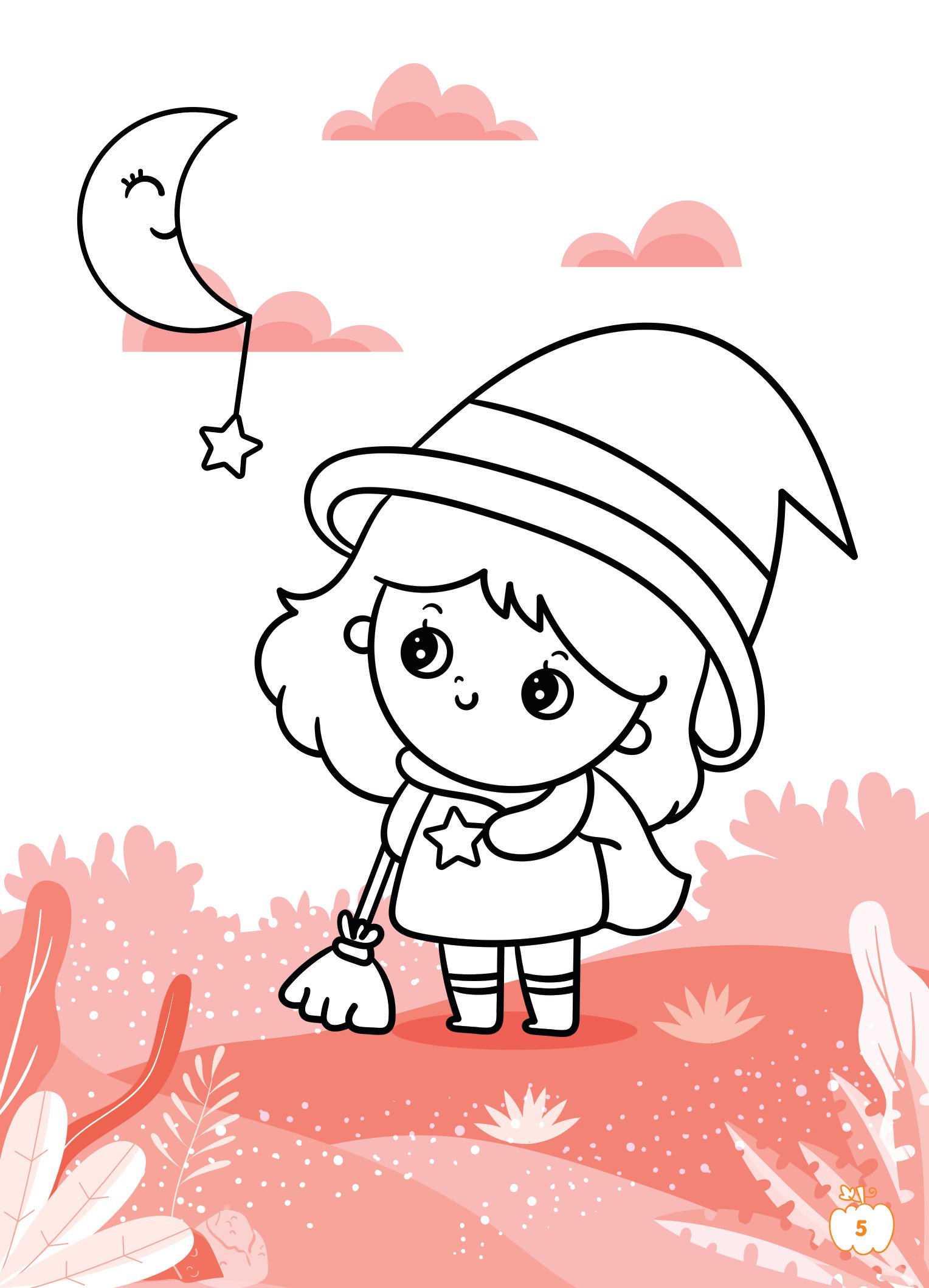 tô màu diệu kỳ - lễ hội halloween (dành cho bé gái năng động)