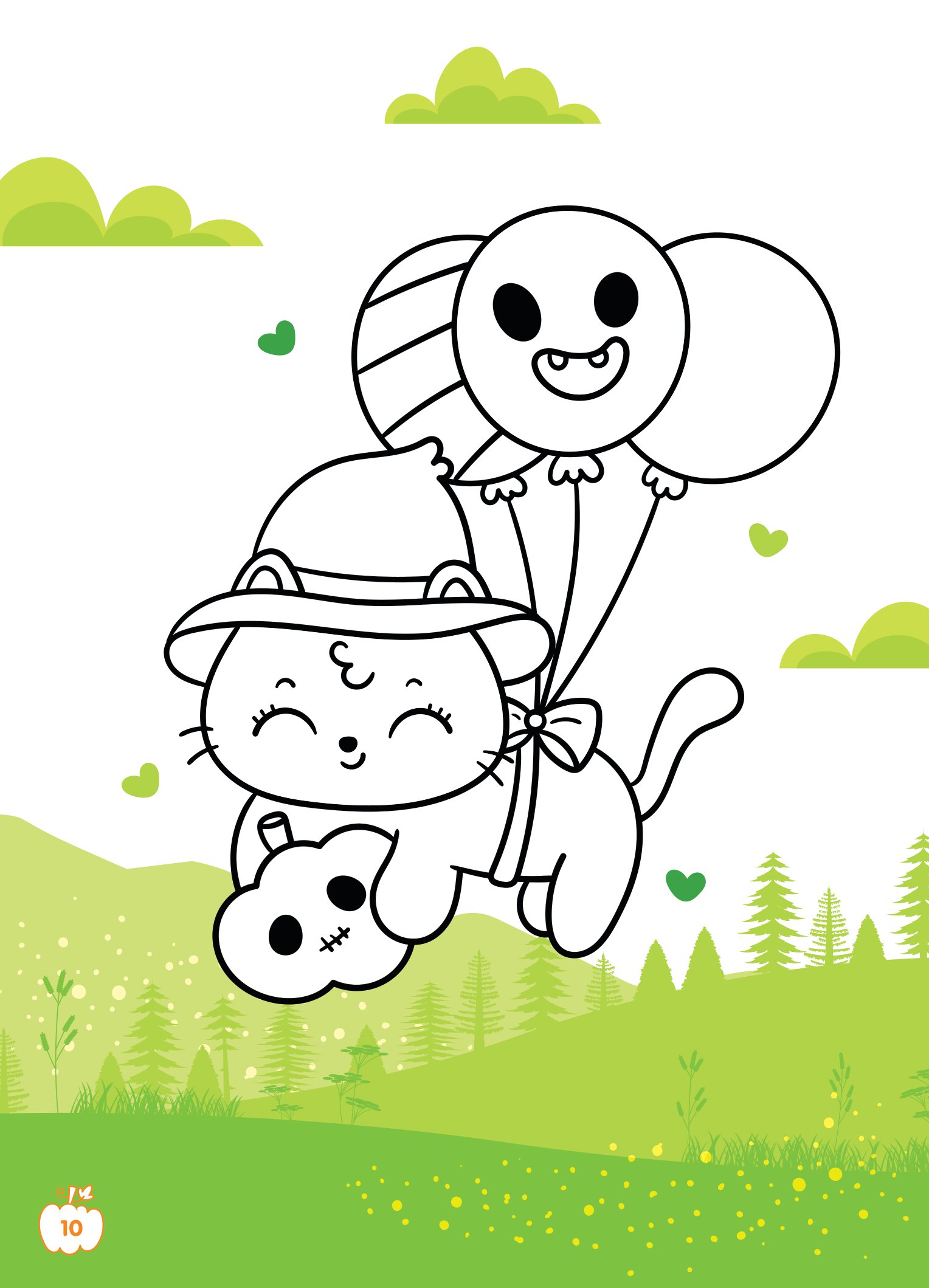 tô màu diệu kỳ - lễ hội halloween (dành cho bé gái năng động)