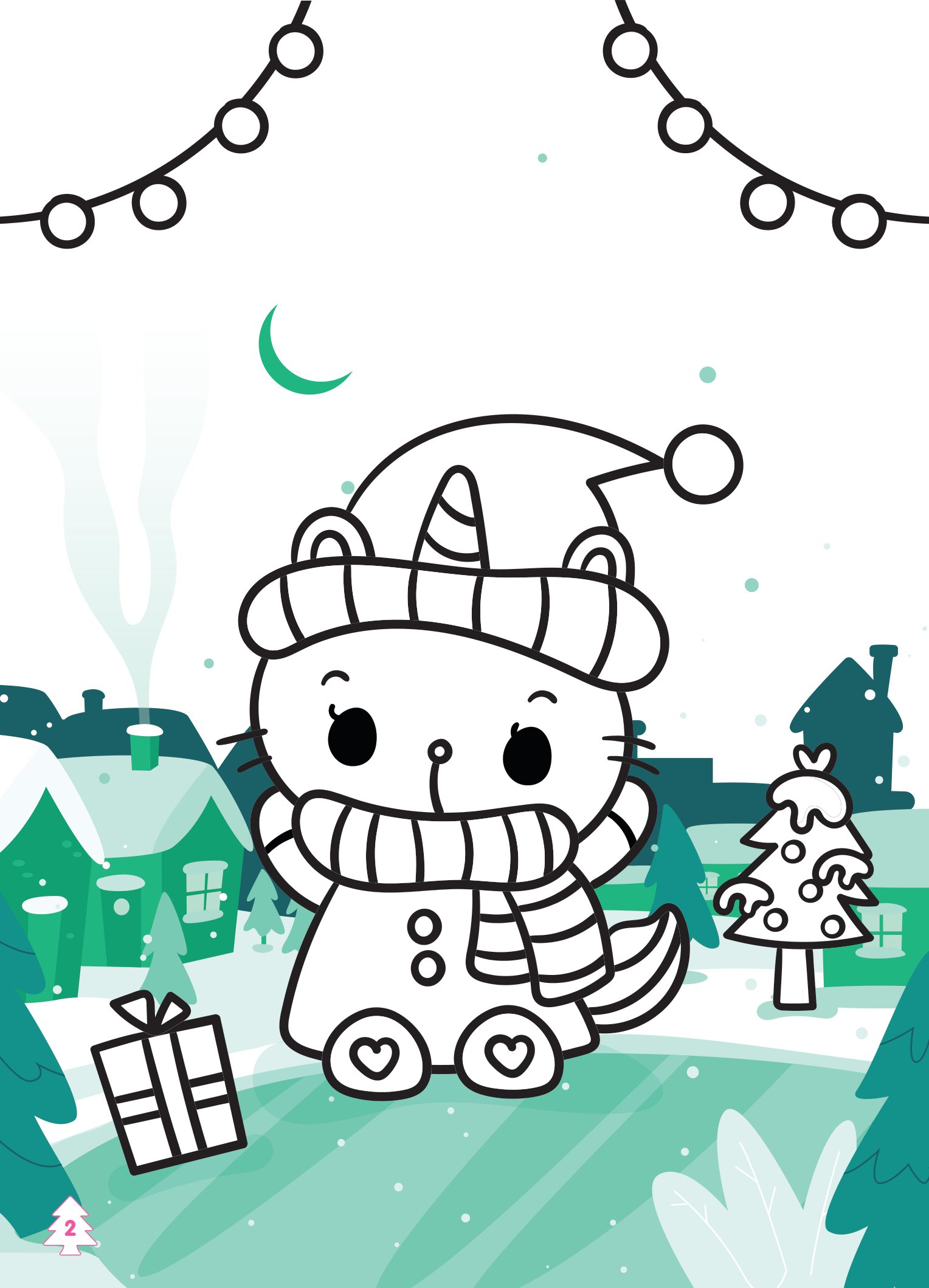 tô màu diệu kỳ - lễ hội noel (dành cho bé gái năng động)