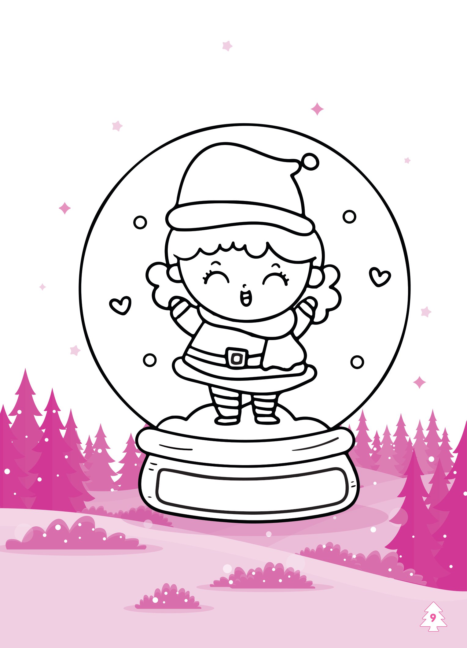 tô màu diệu kỳ - lễ hội noel (dành cho bé gái năng động)