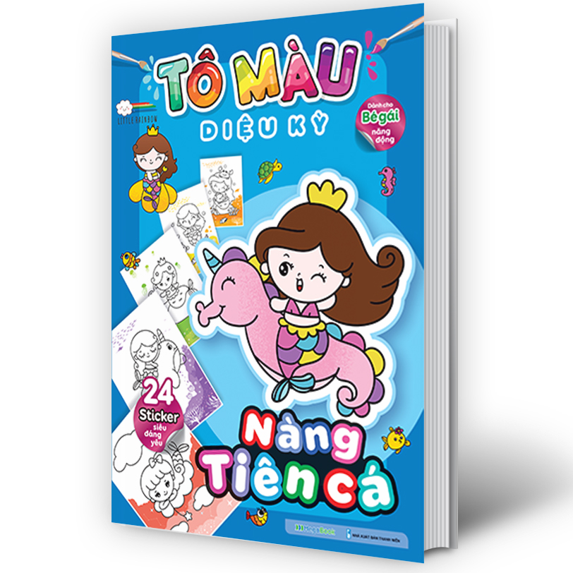tô màu diệu kỳ - nàng tiên cá