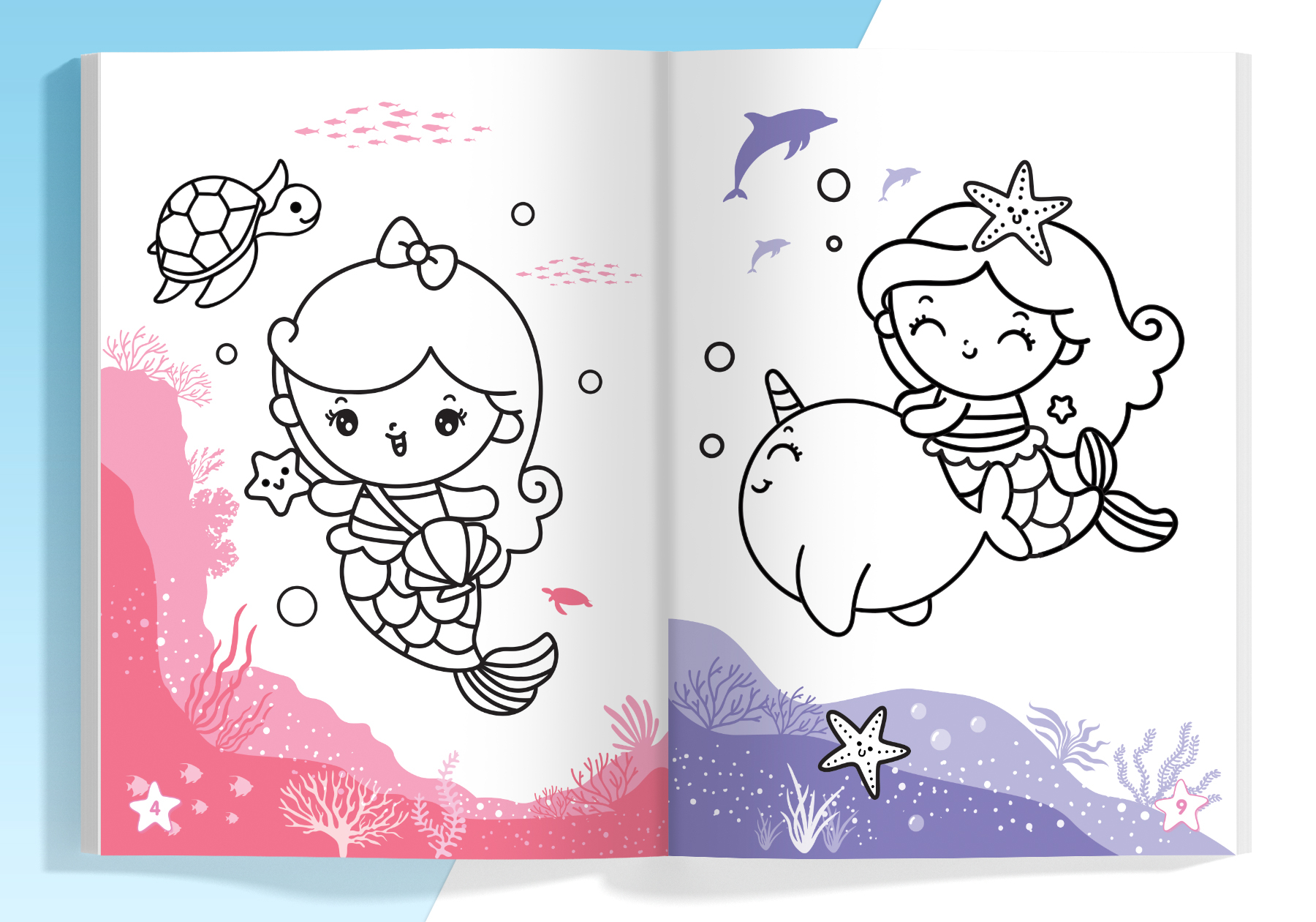 tô màu diệu kỳ - nàng tiên cá