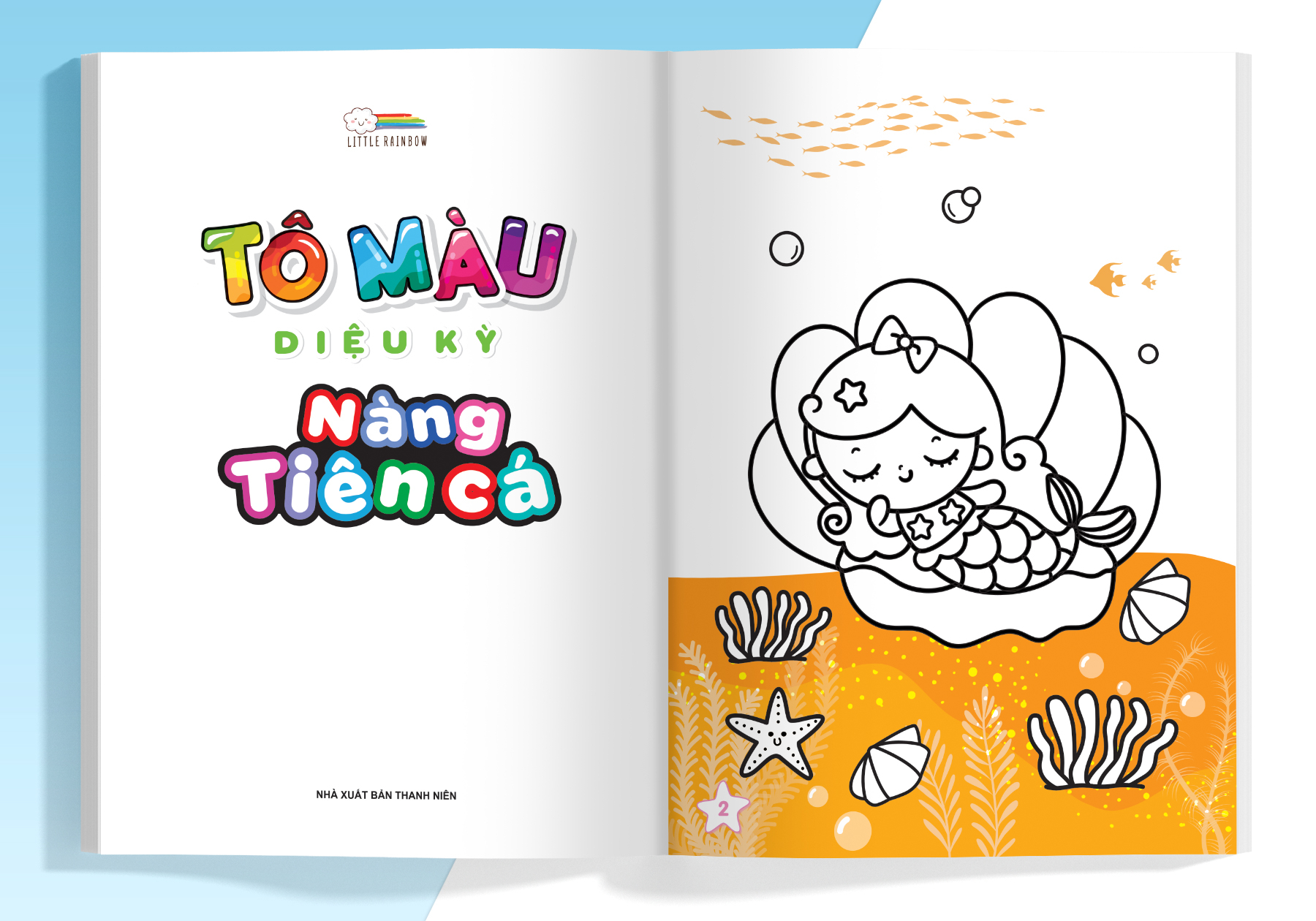 tô màu diệu kỳ - nàng tiên cá