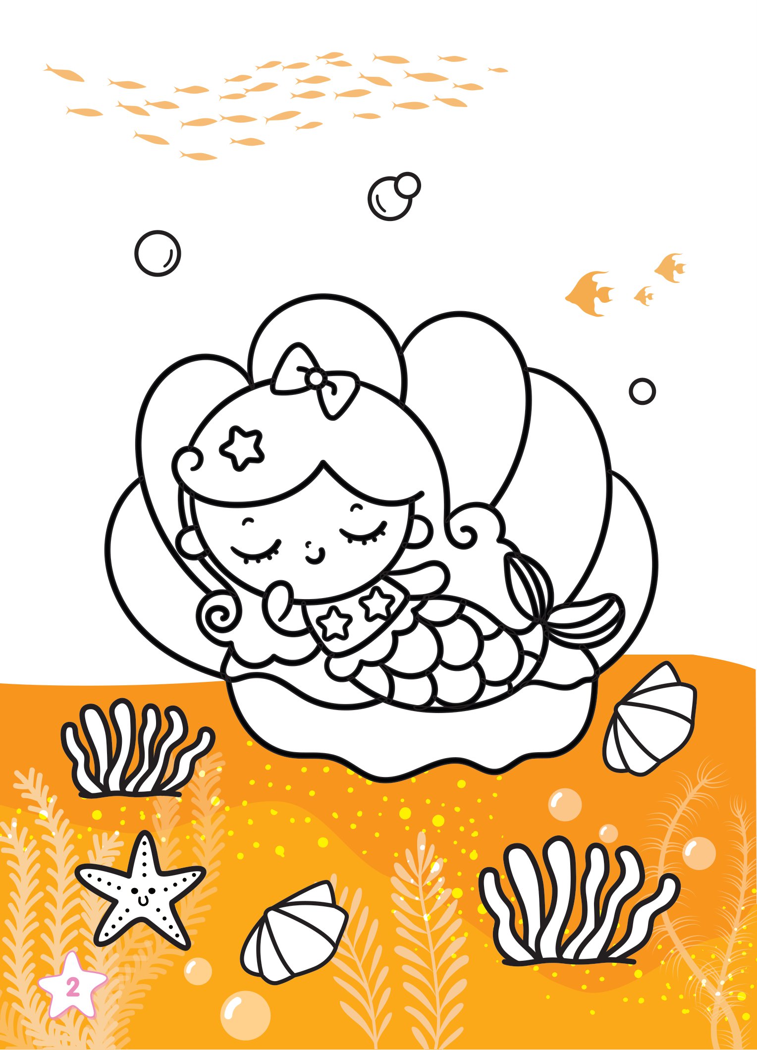 tô màu diệu kỳ - nàng tiên cá