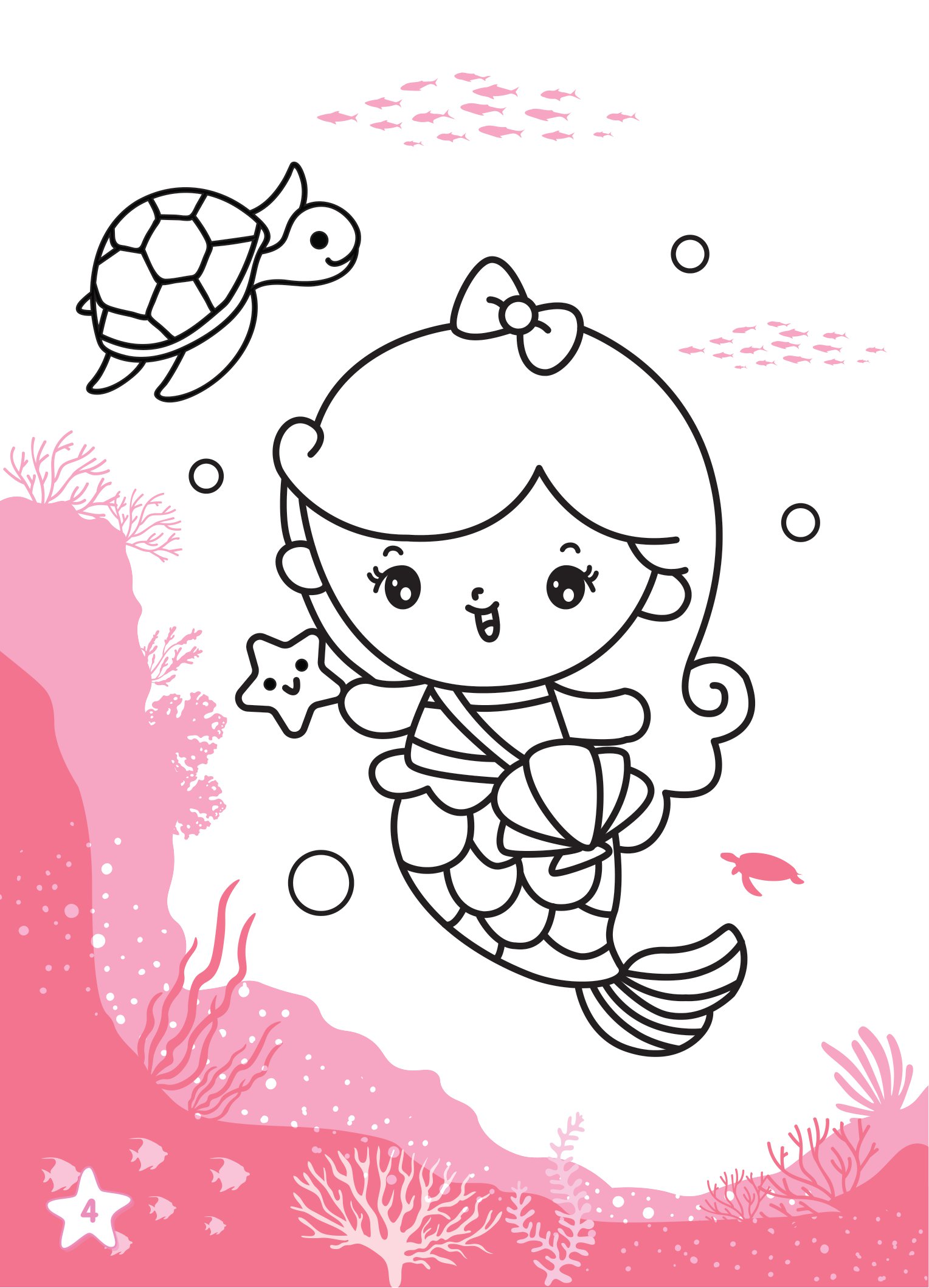 tô màu diệu kỳ - nàng tiên cá