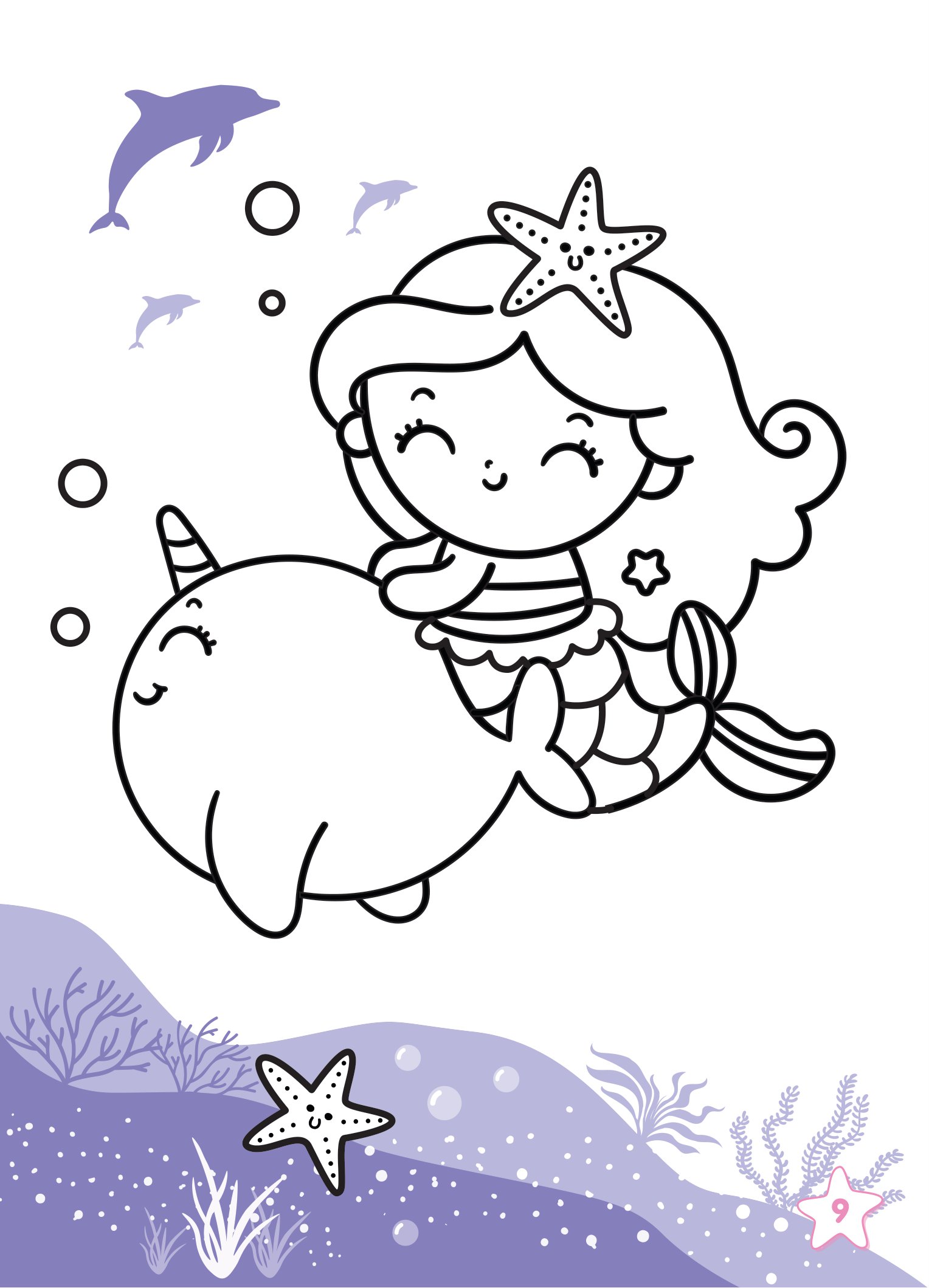 tô màu diệu kỳ - nàng tiên cá