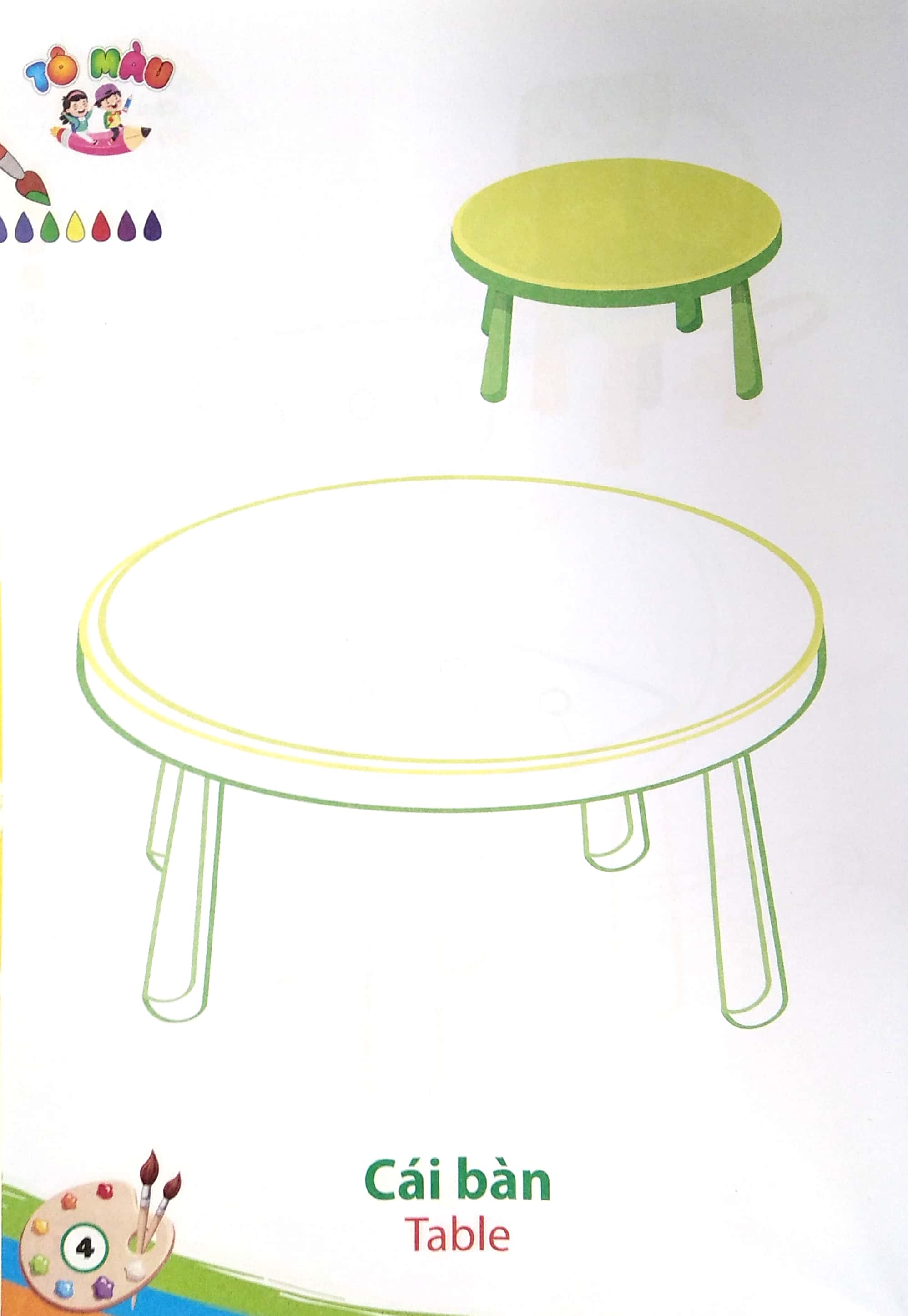 tô màu - đồ dùng