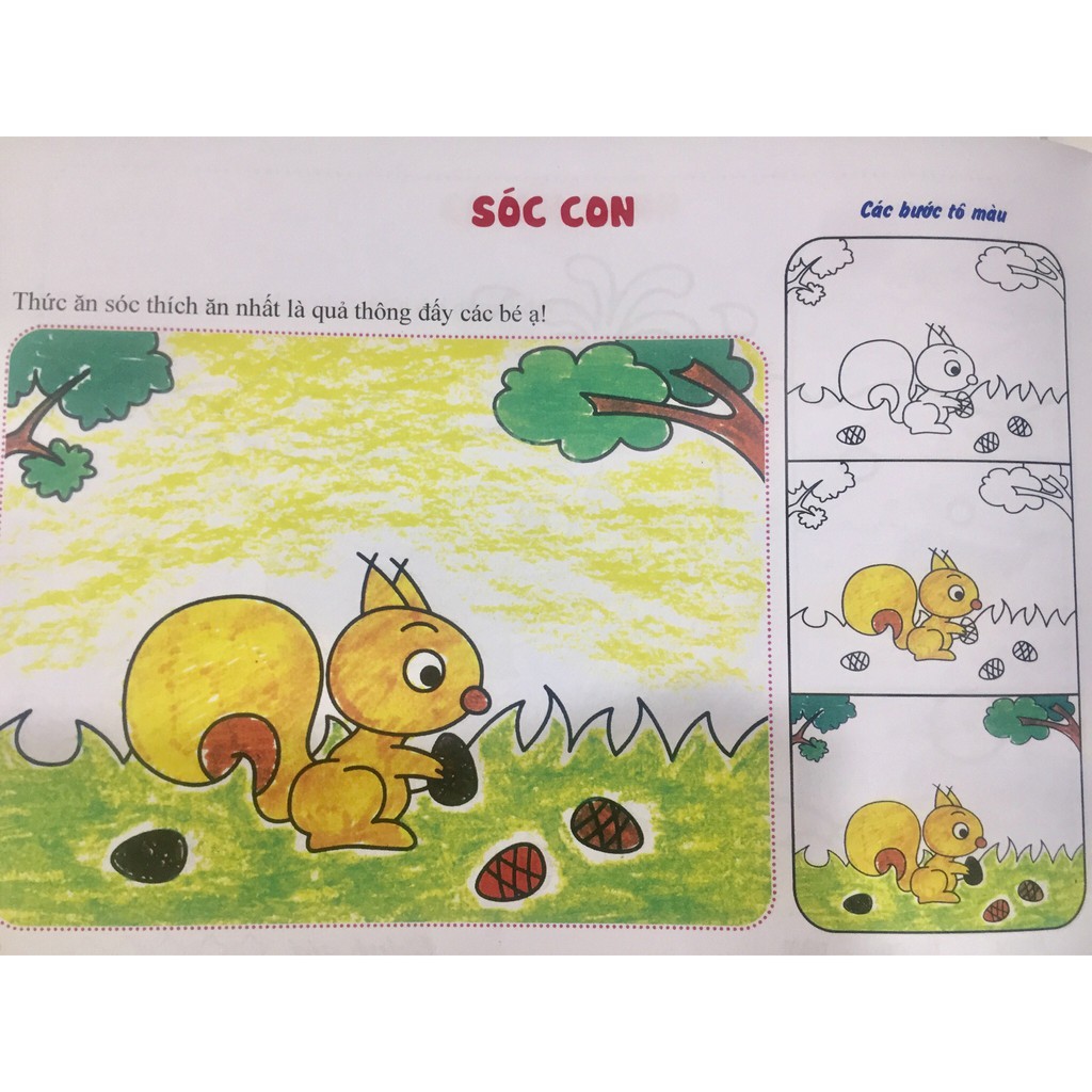 tô màu động vật hoang dã (tái bản)