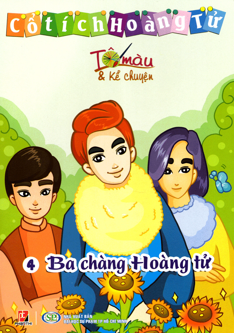tô màu hoàng tử - ba chàng hoàng tử