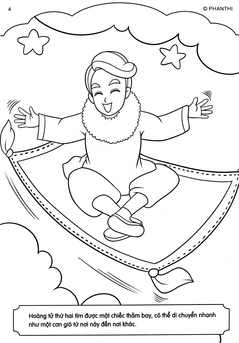 tô màu hoàng tử - ba chàng hoàng tử