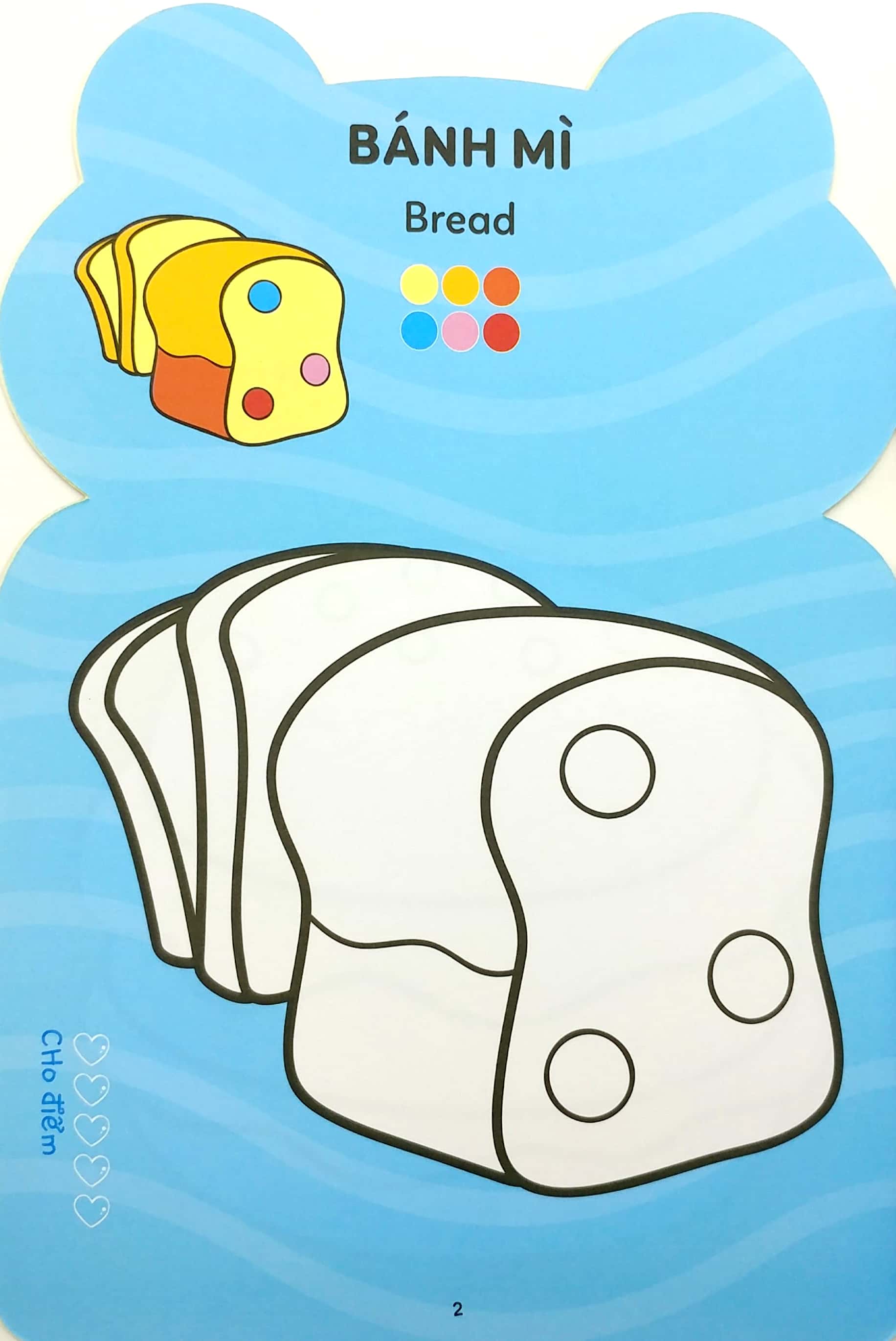 tô màu hoàng tử ếch - cửa hàng đồ ăn