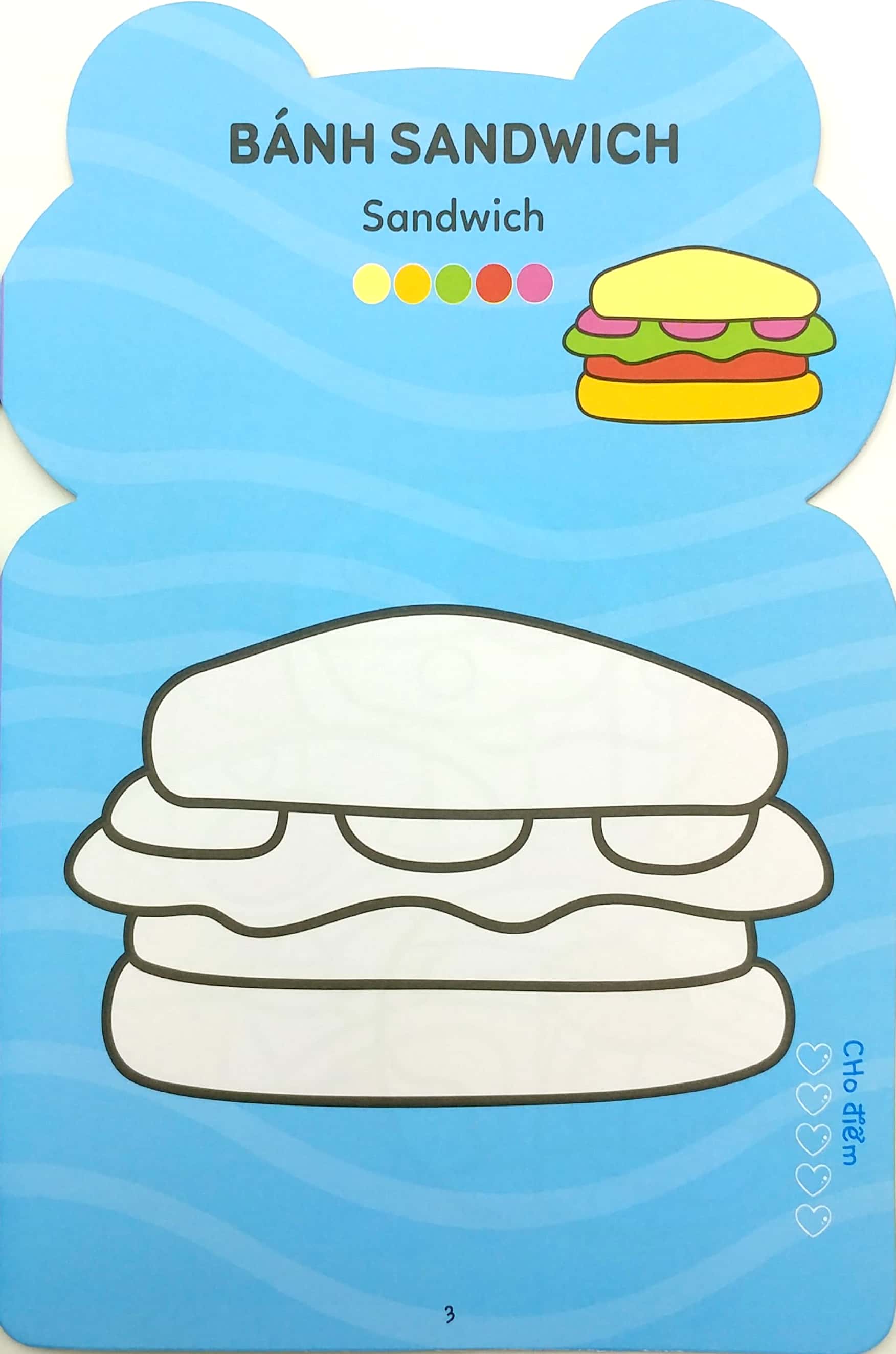 tô màu hoàng tử ếch - cửa hàng đồ ăn