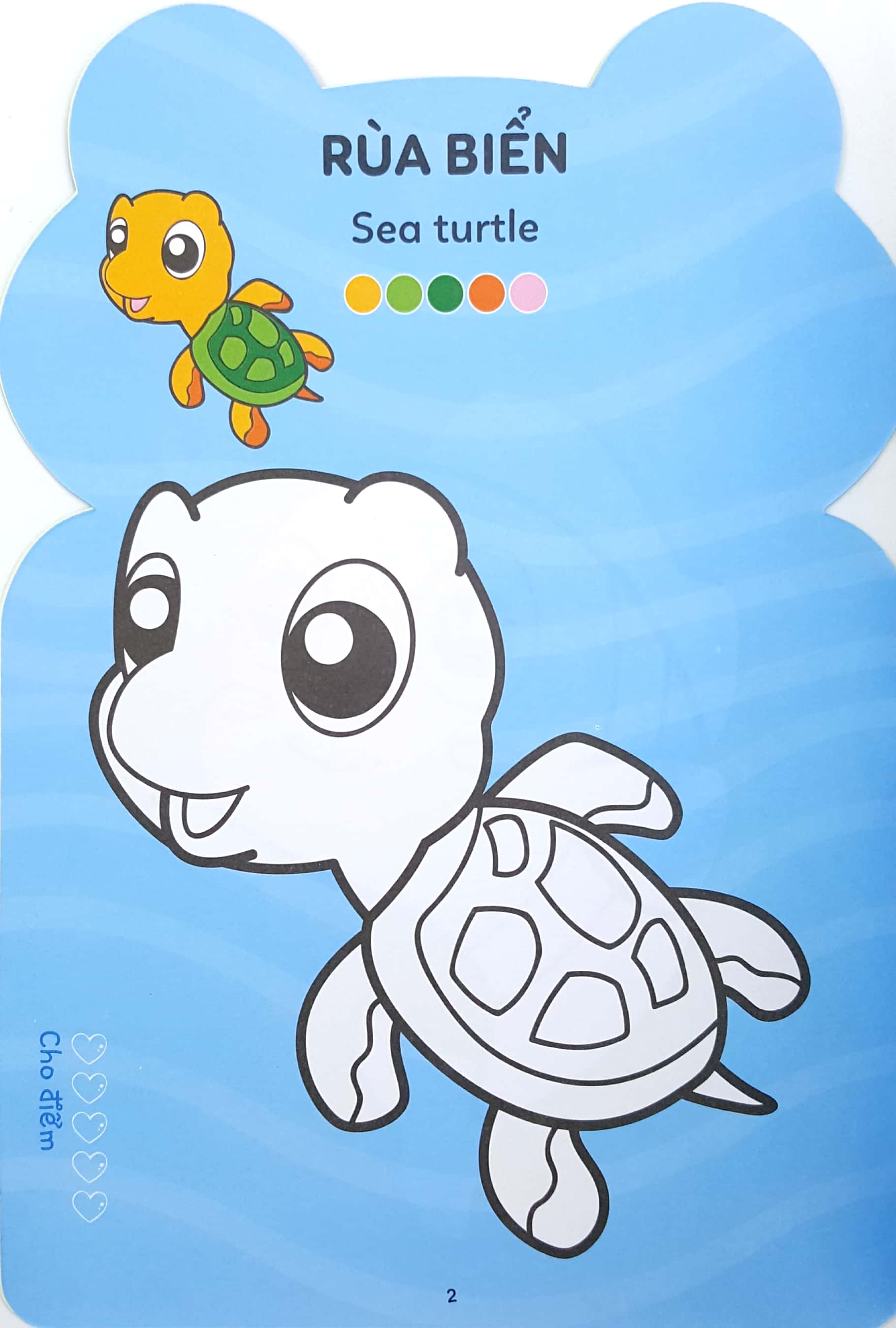 tô màu hoàng tử ếch - động vật dưới biển