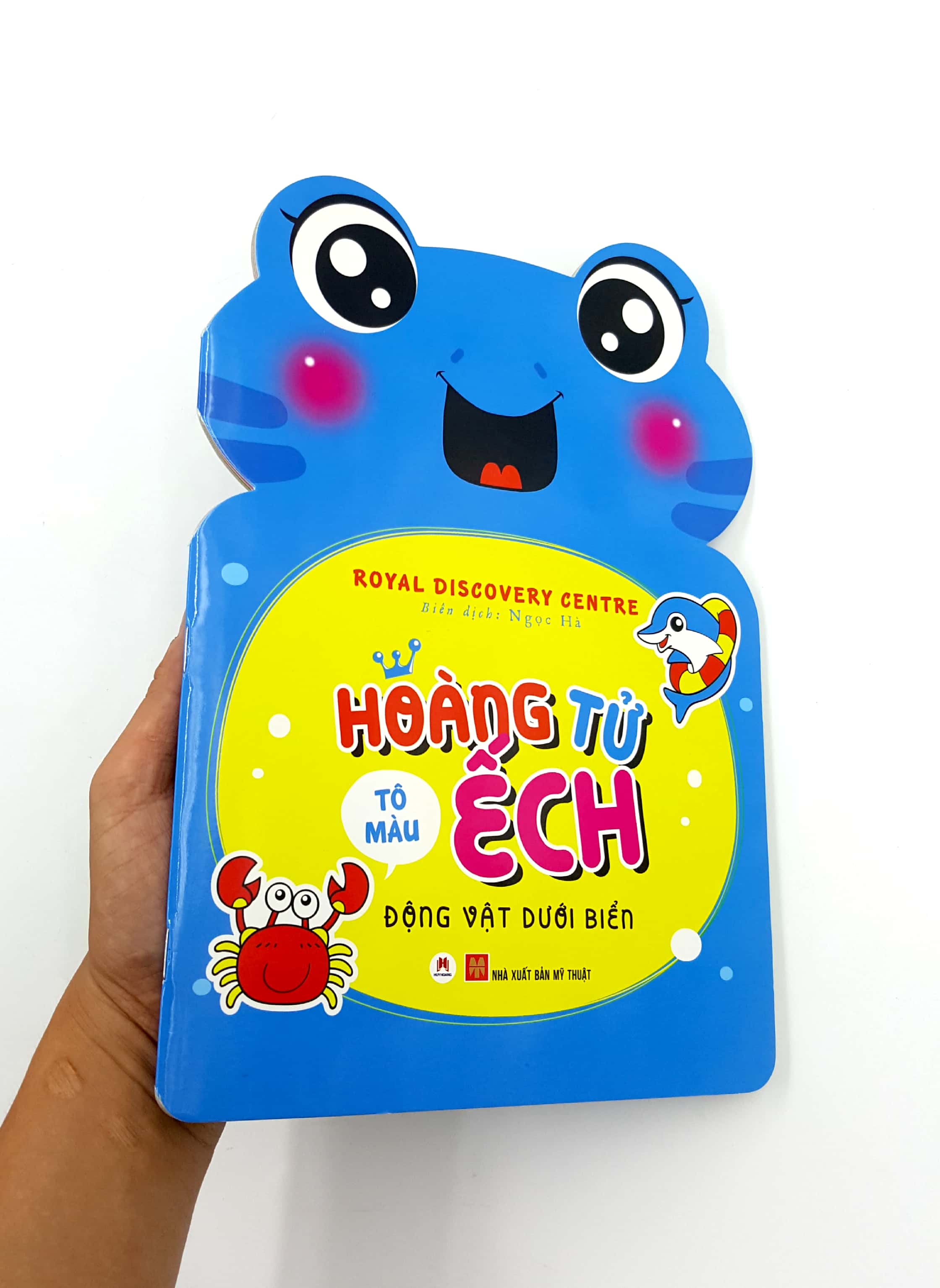 tô màu hoàng tử ếch - động vật dưới biển