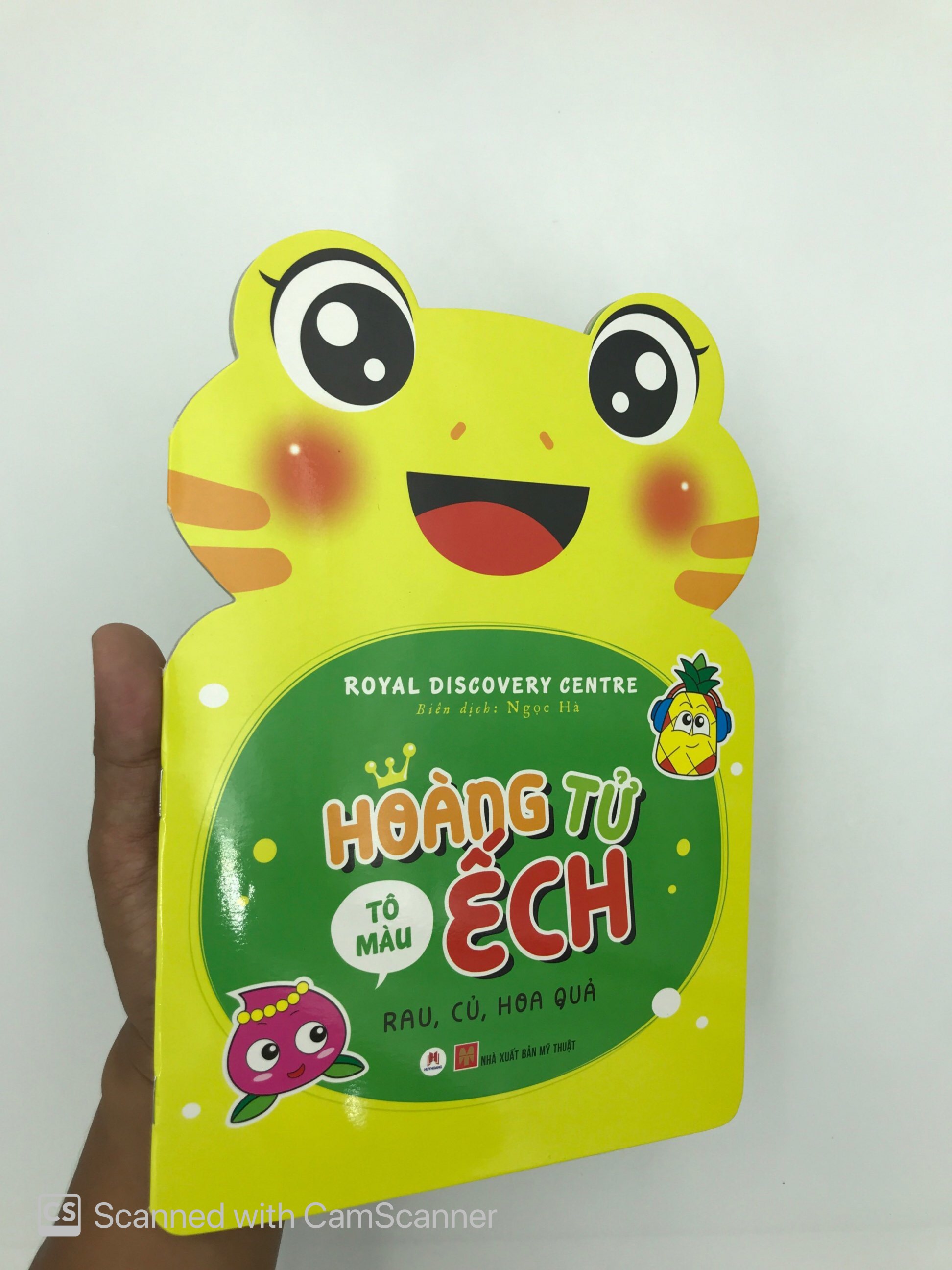 tô màu hoàng tử ếch - rau, củ, hoa quả