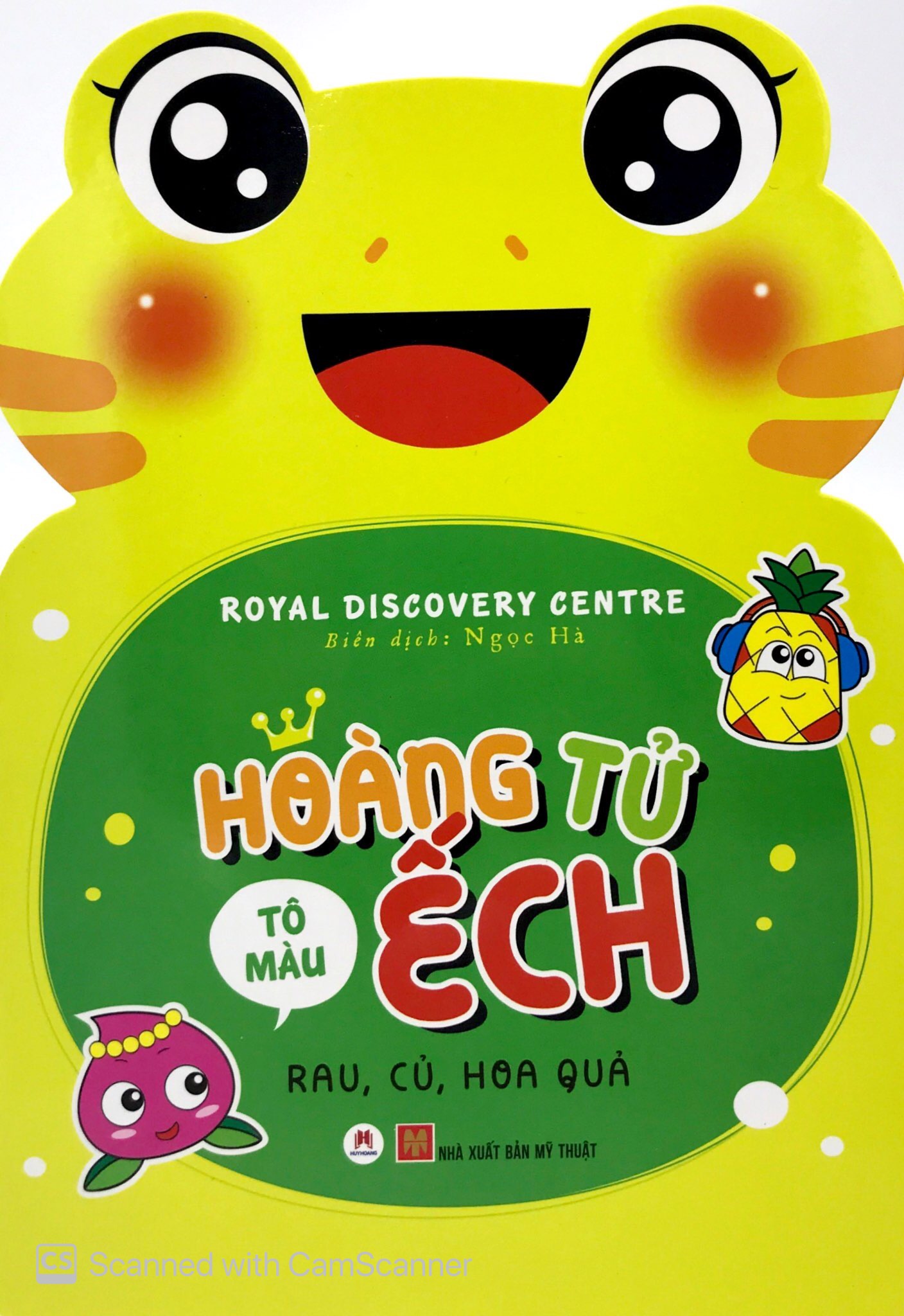 tô màu hoàng tử ếch - rau, củ, hoa quả