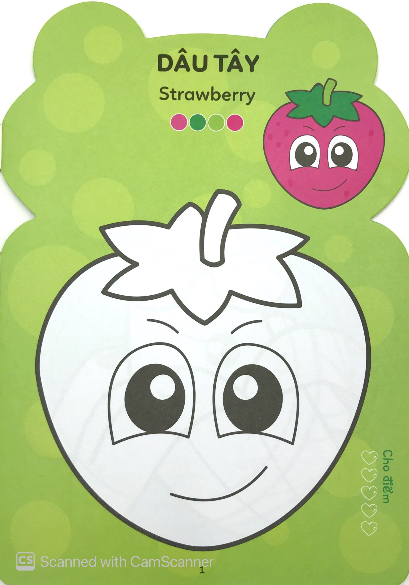 tô màu hoàng tử ếch - rau, củ, hoa quả