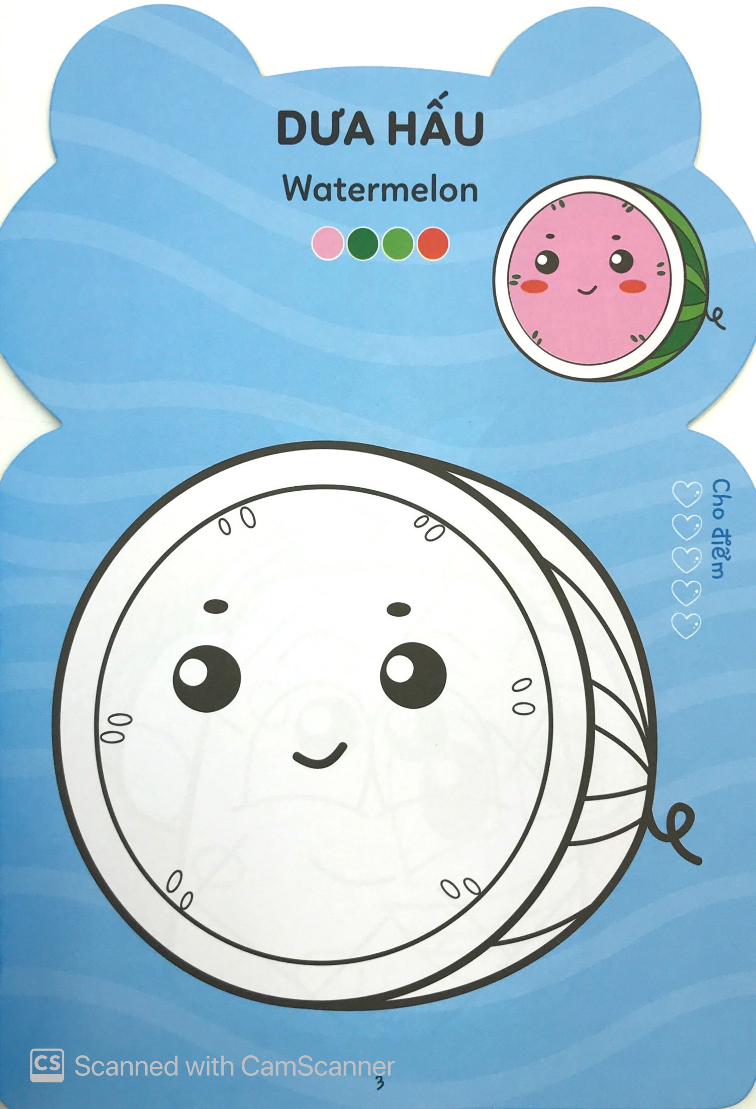 tô màu hoàng tử ếch - rau, củ, hoa quả