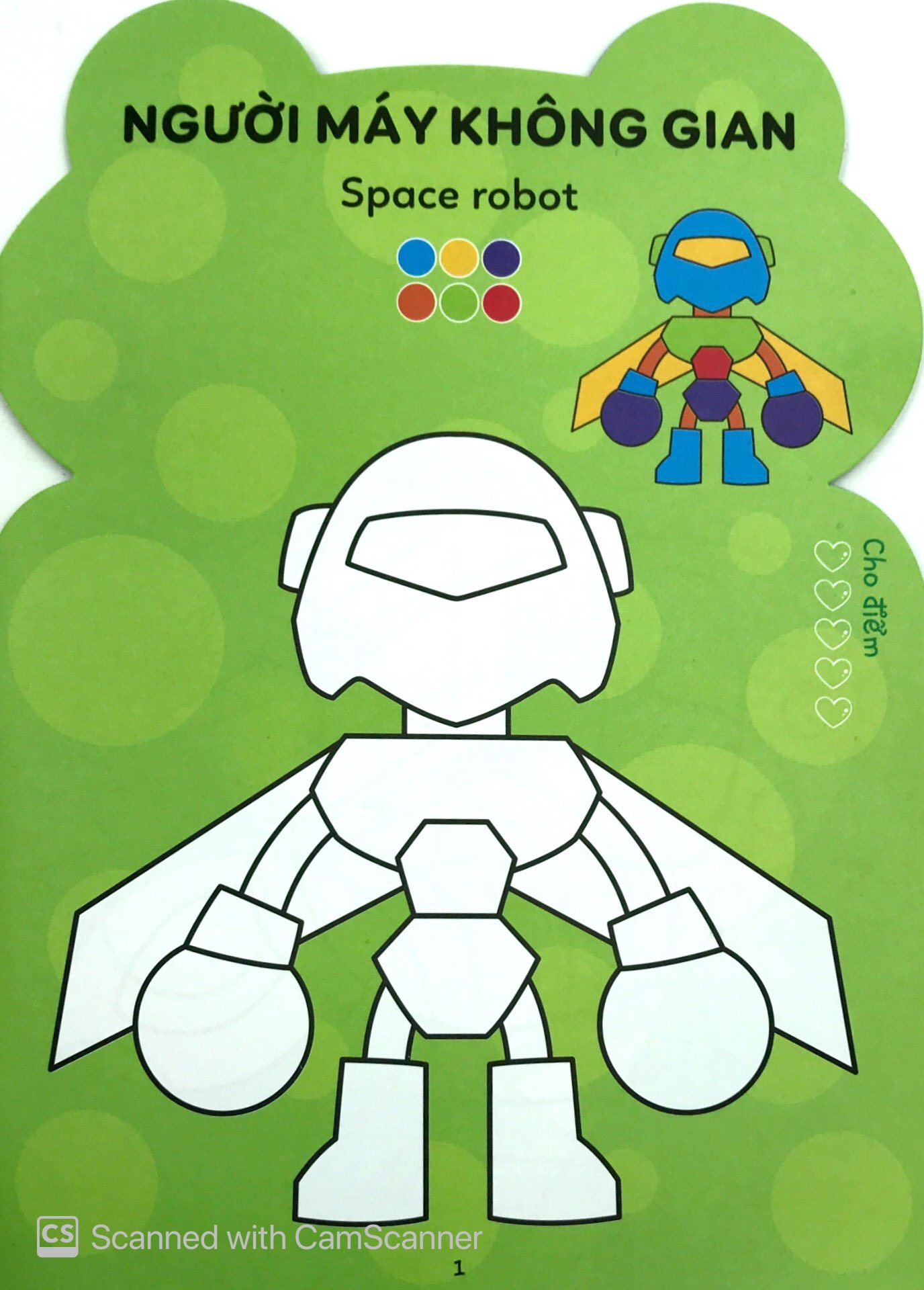 tô màu hoàng tử ếch - thế giới robot