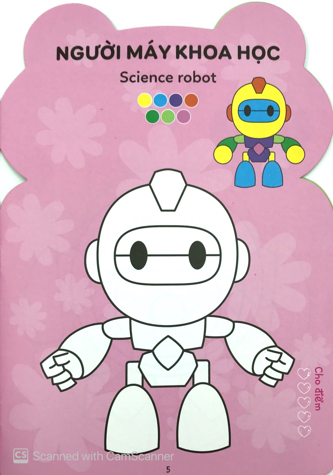 tô màu hoàng tử ếch - thế giới robot