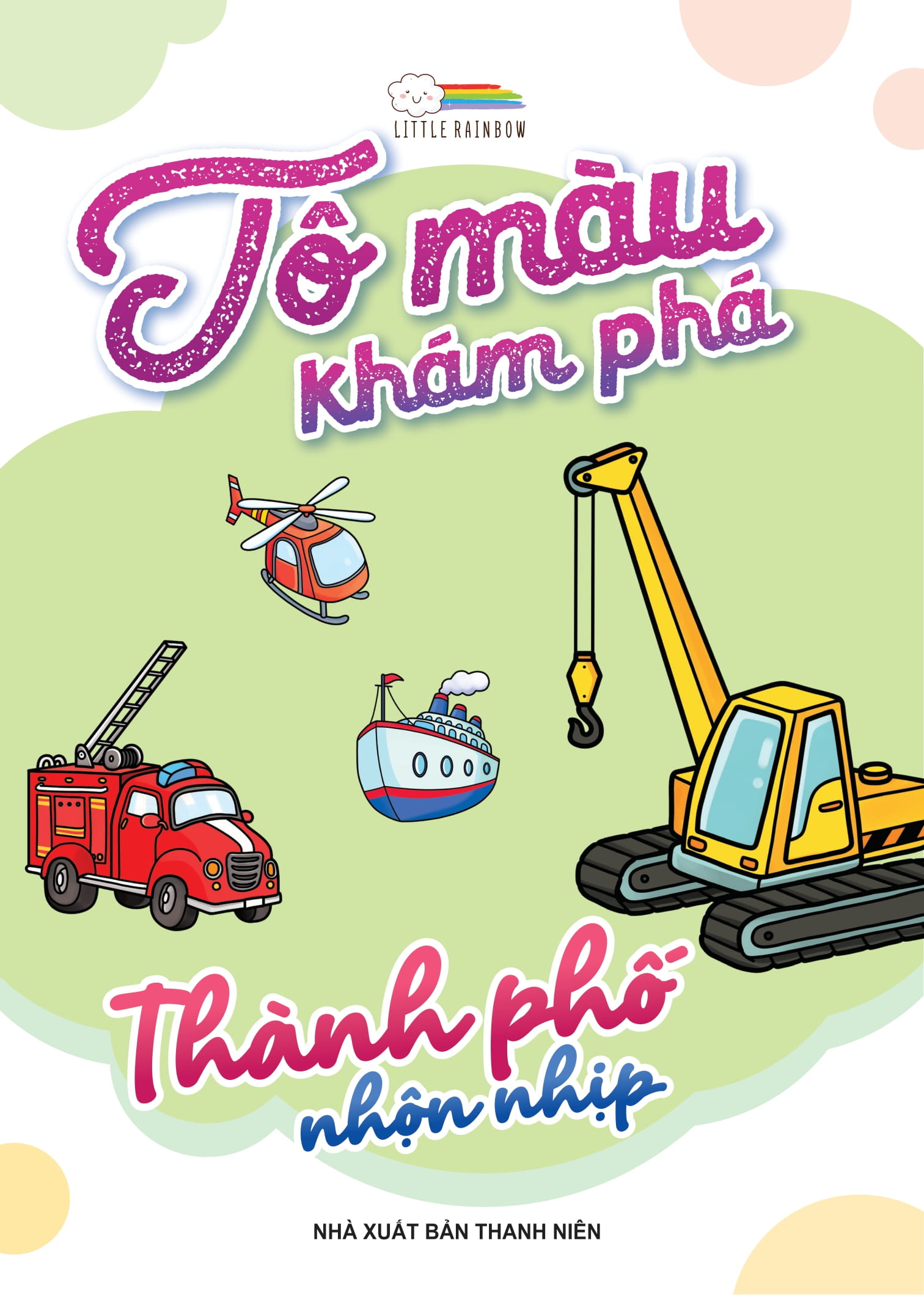 tô màu khám phá - thành phố nhộn nhịp