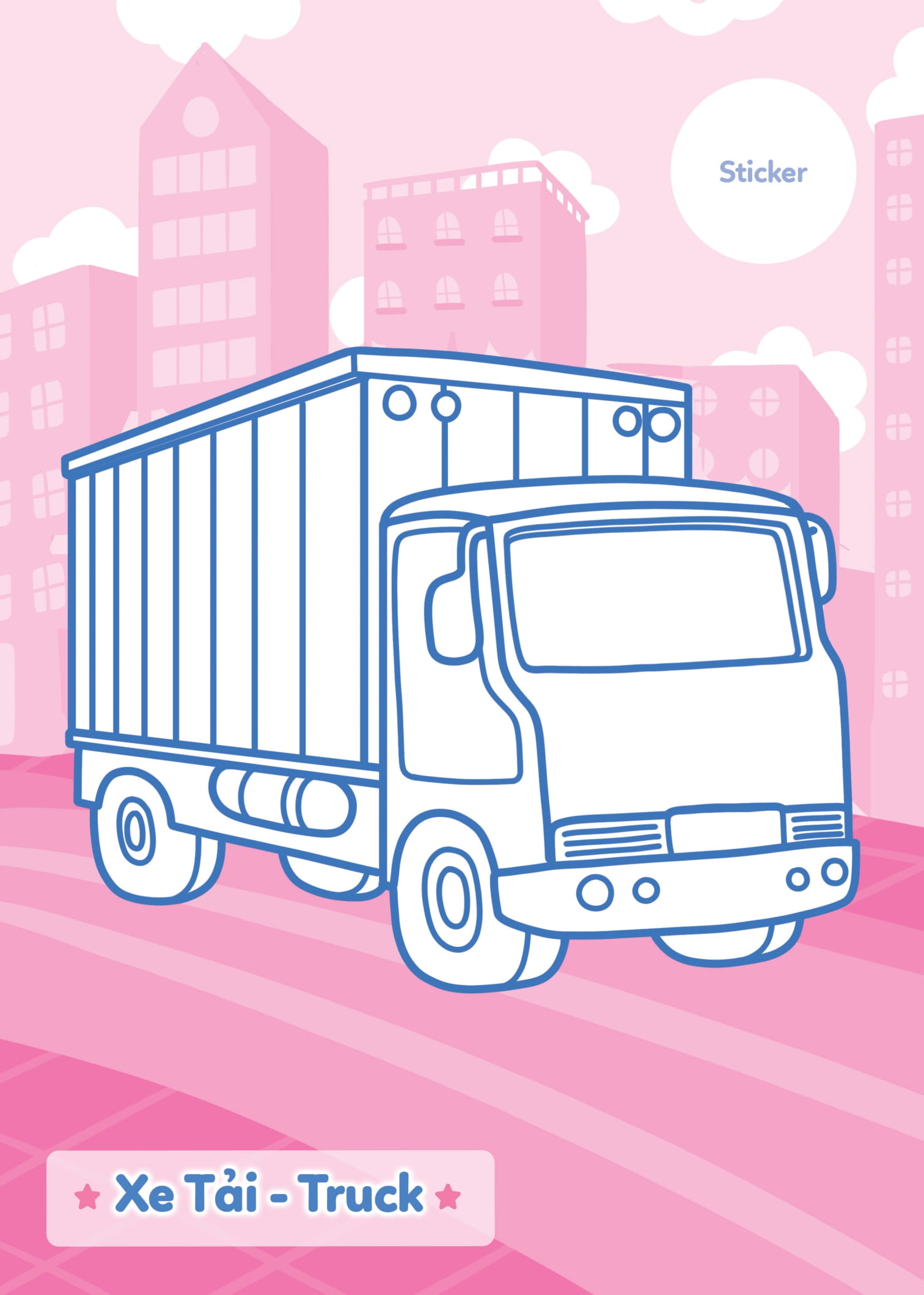 tô màu khám phá - thành phố nhộn nhịp