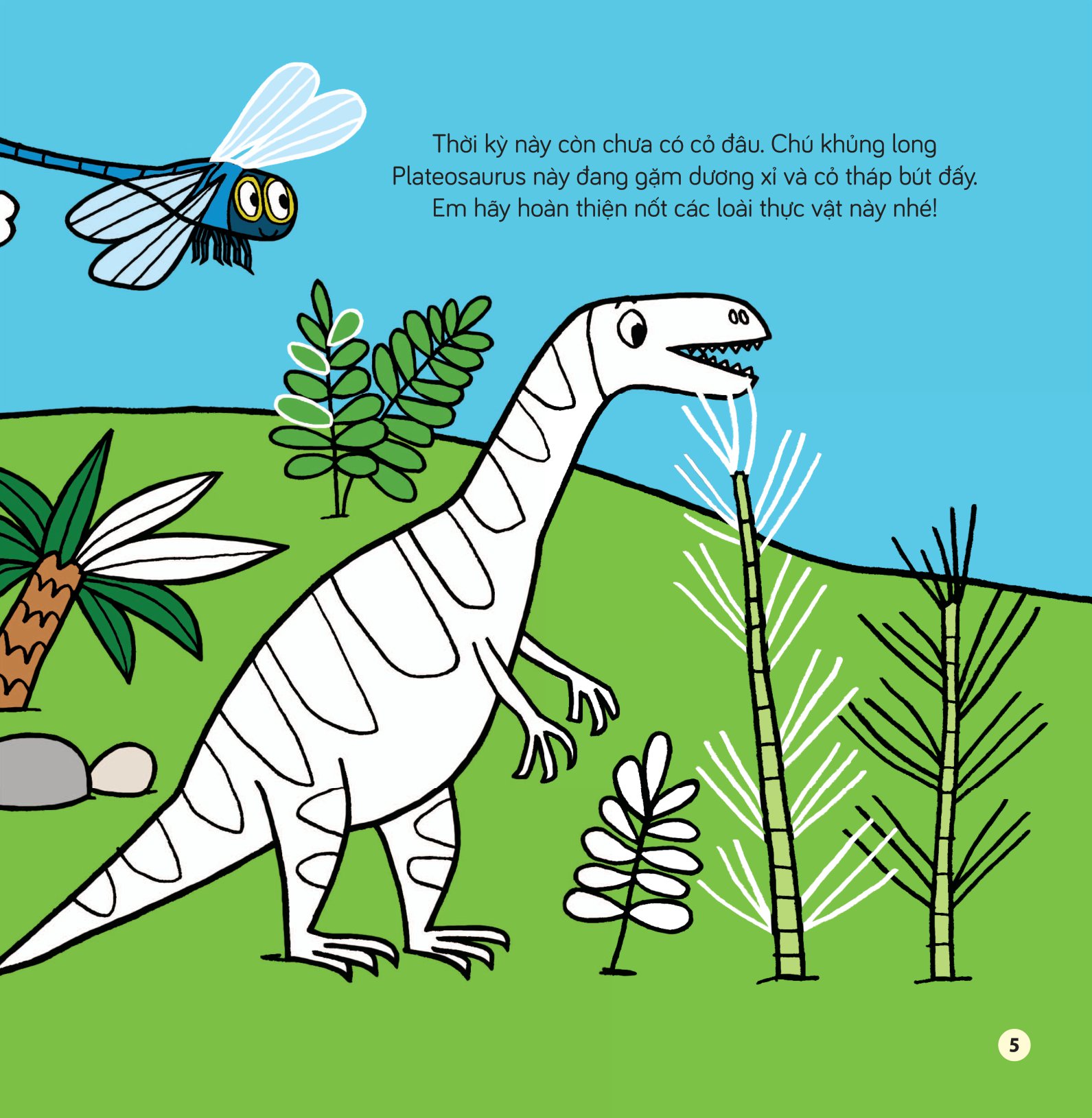 tô màu khám phá thế giới - khủng long