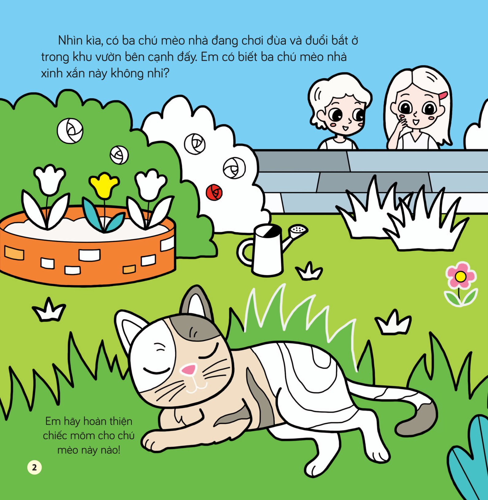 tô màu khám phá thế giới - những chú mèo