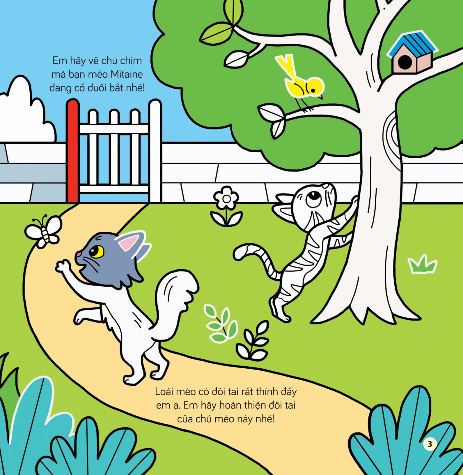 tô màu khám phá thế giới - những chú mèo