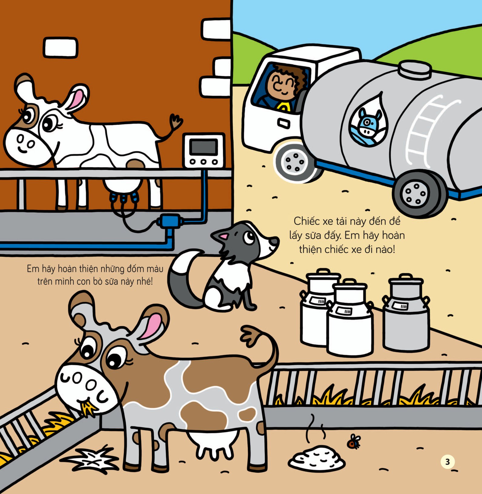 tô màu khám phá thế giới - ở trang trại