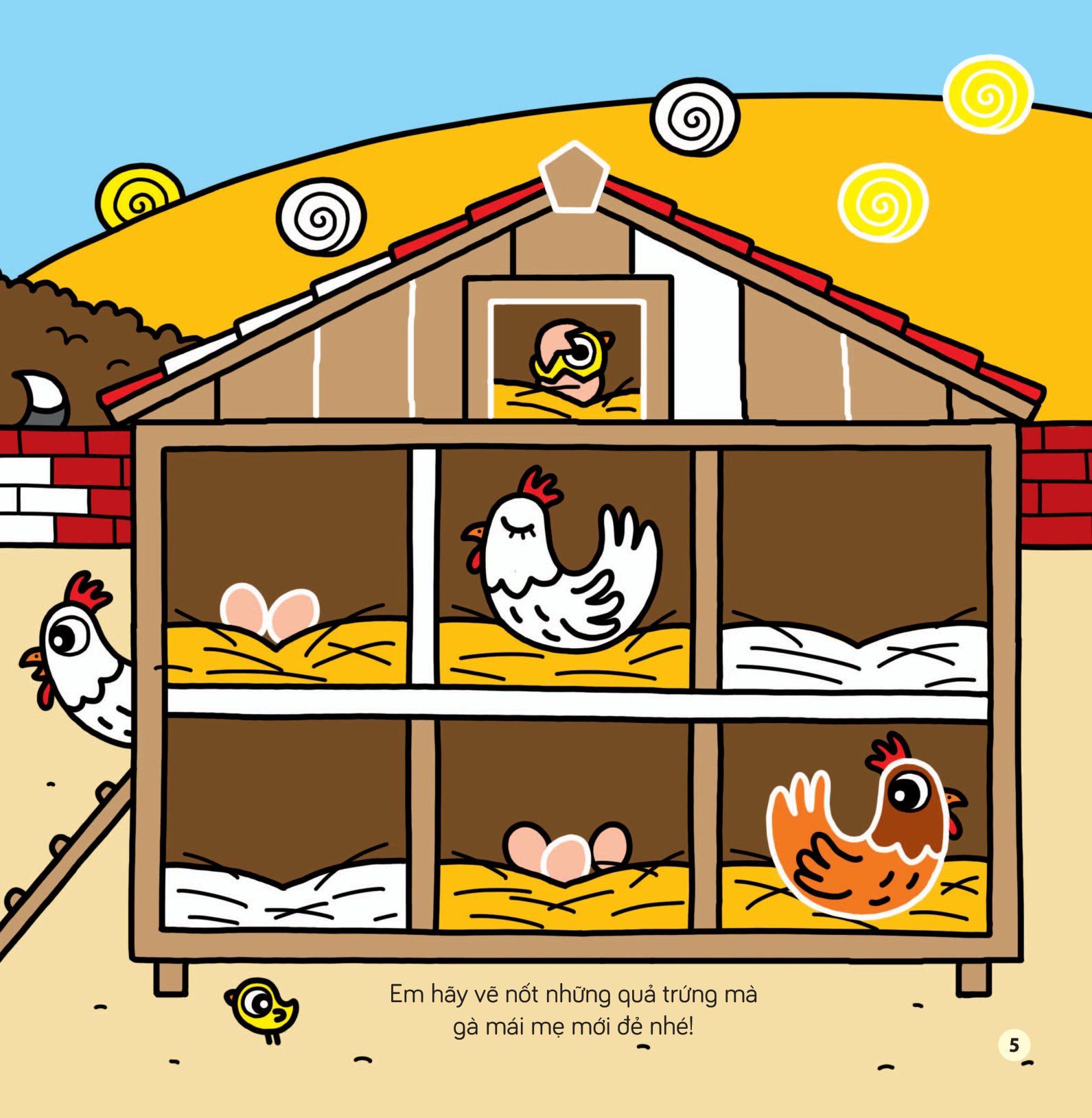 tô màu khám phá thế giới - ở trang trại