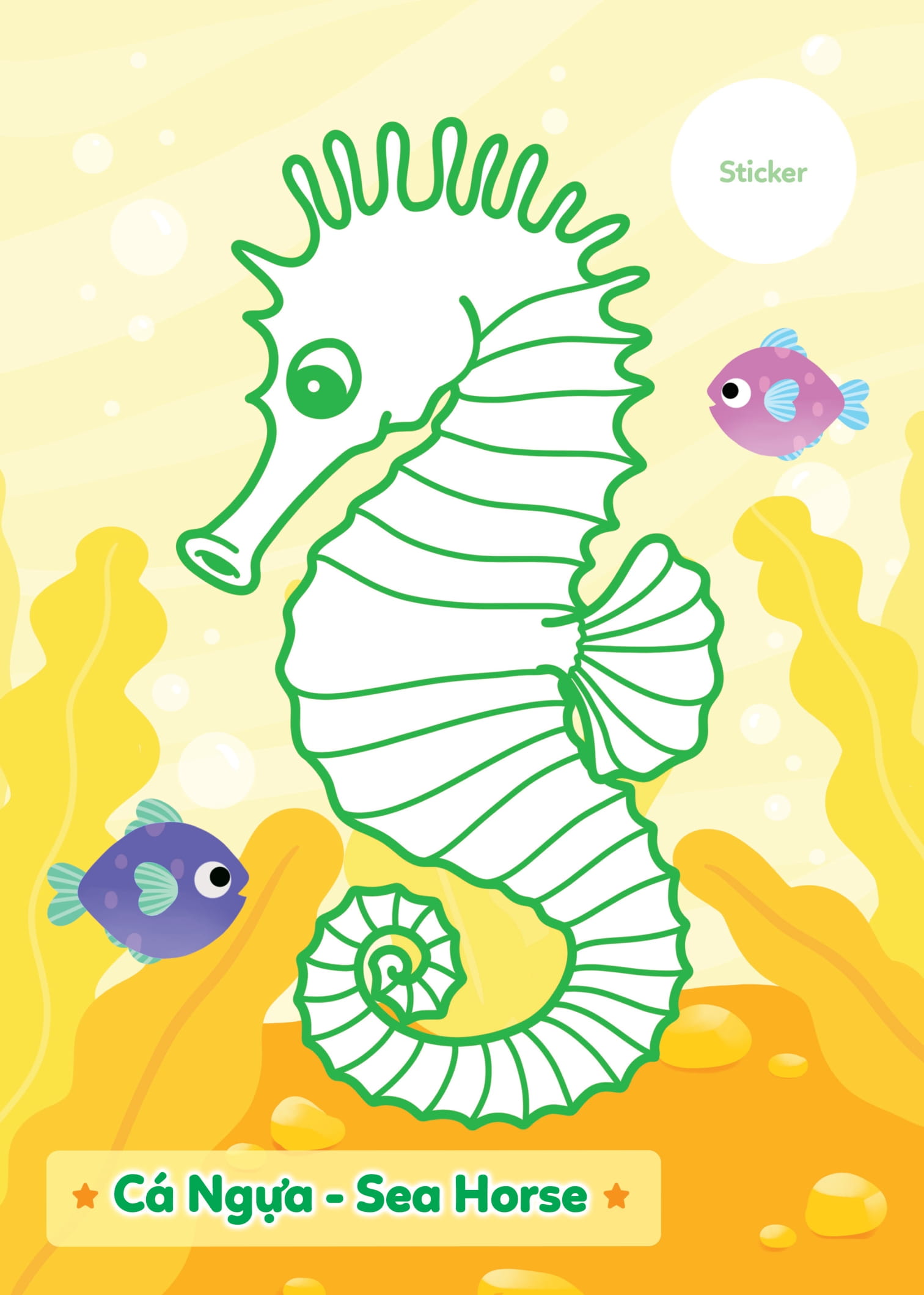 tô màu khám phá - thủy cung bí ẩn