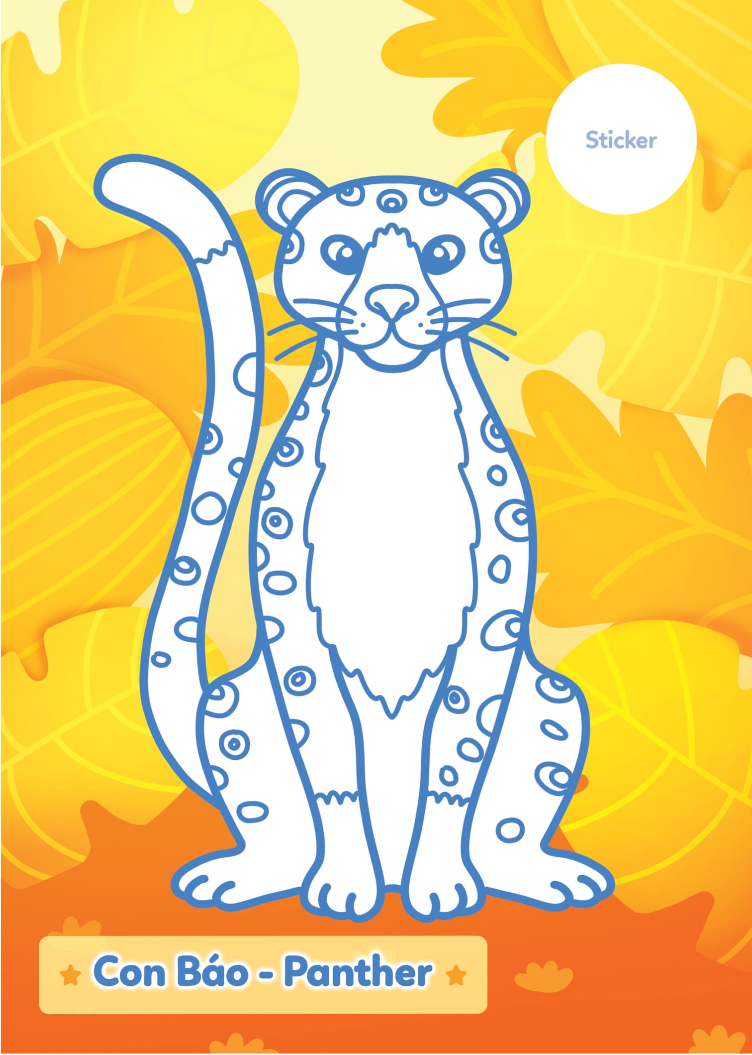 tô màu khám phá - vườn thú ngộ nghĩnh