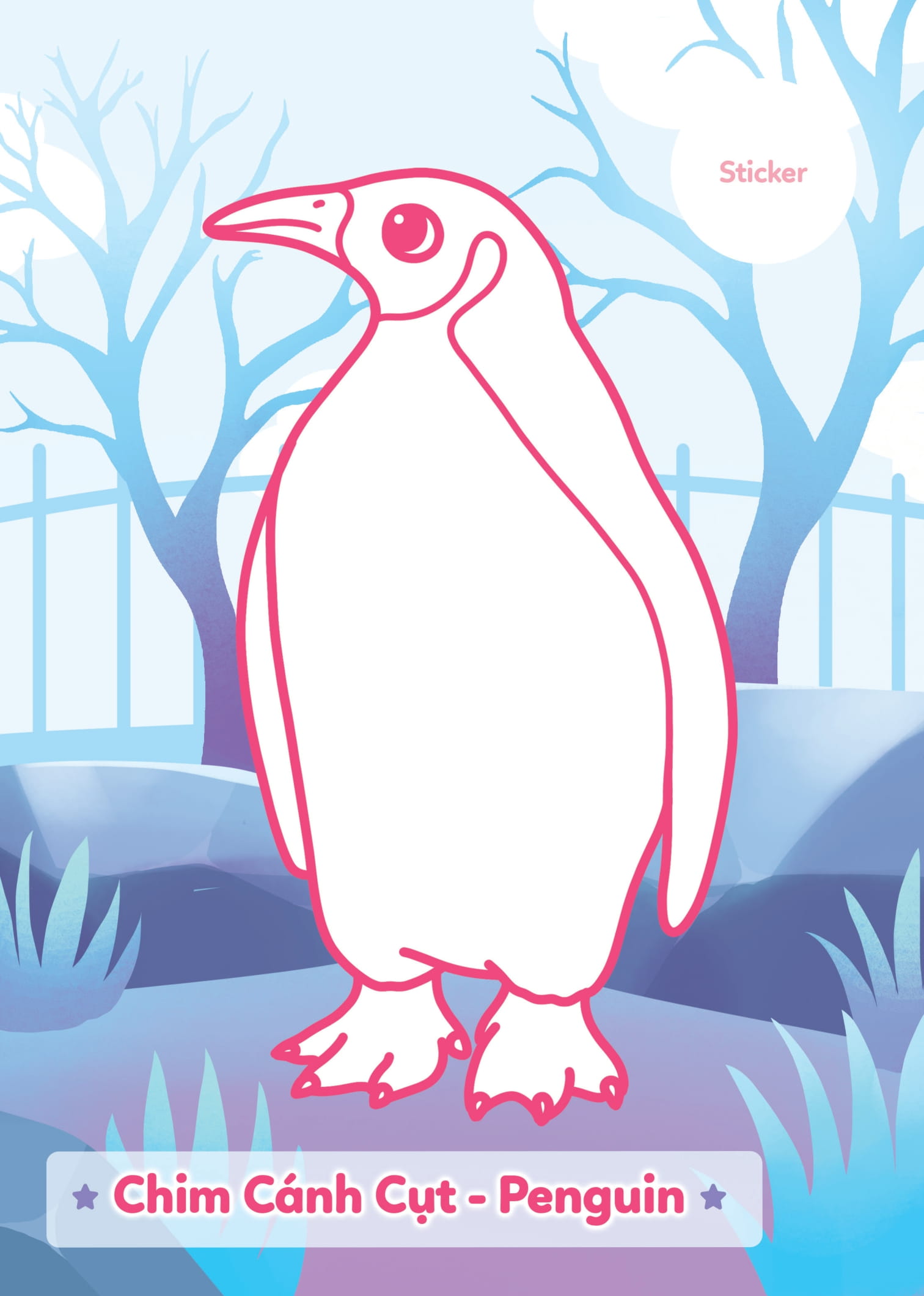 tô màu khám phá - vườn thú ngộ nghĩnh