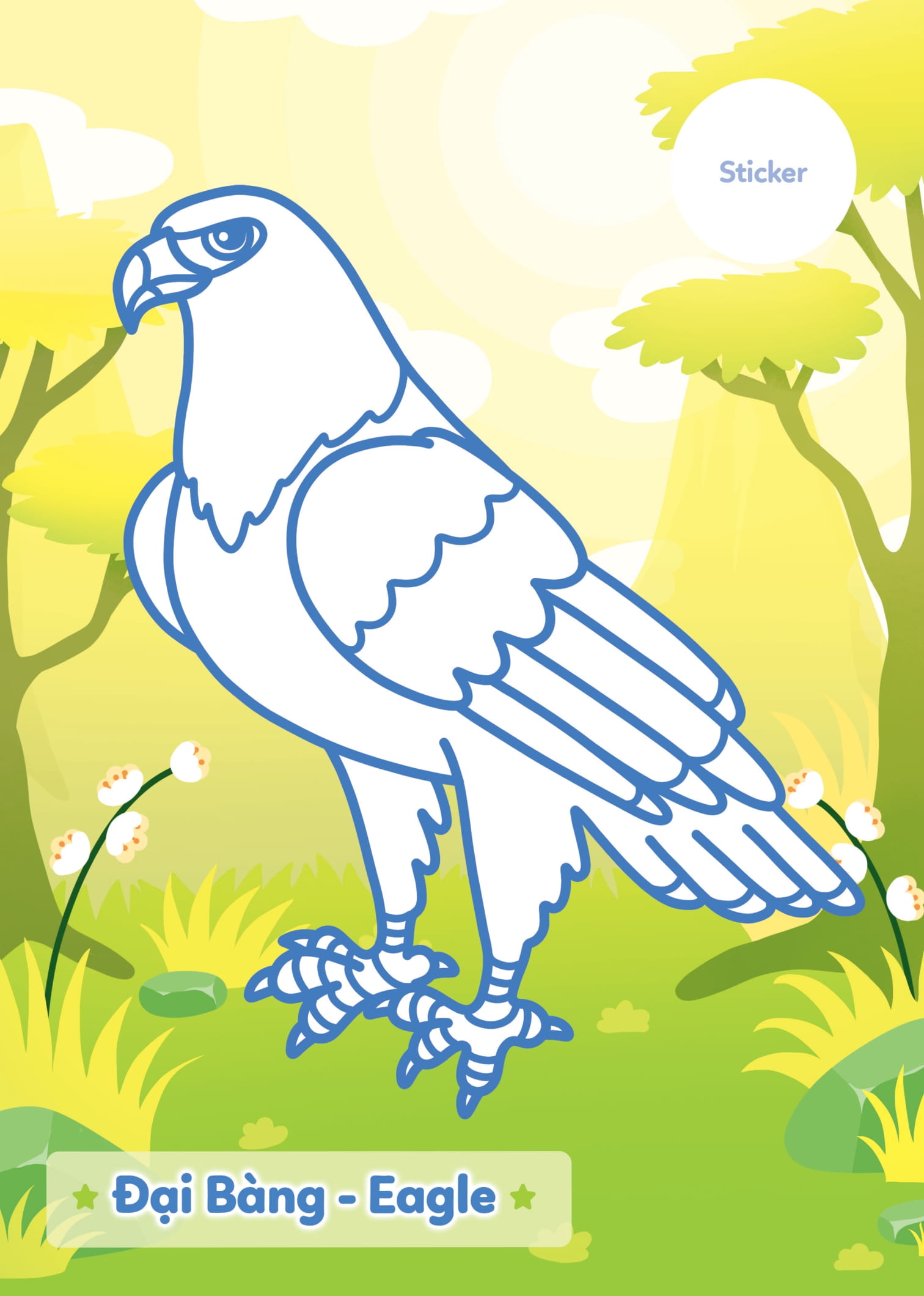 tô màu khám phá - vườn thú ngộ nghĩnh