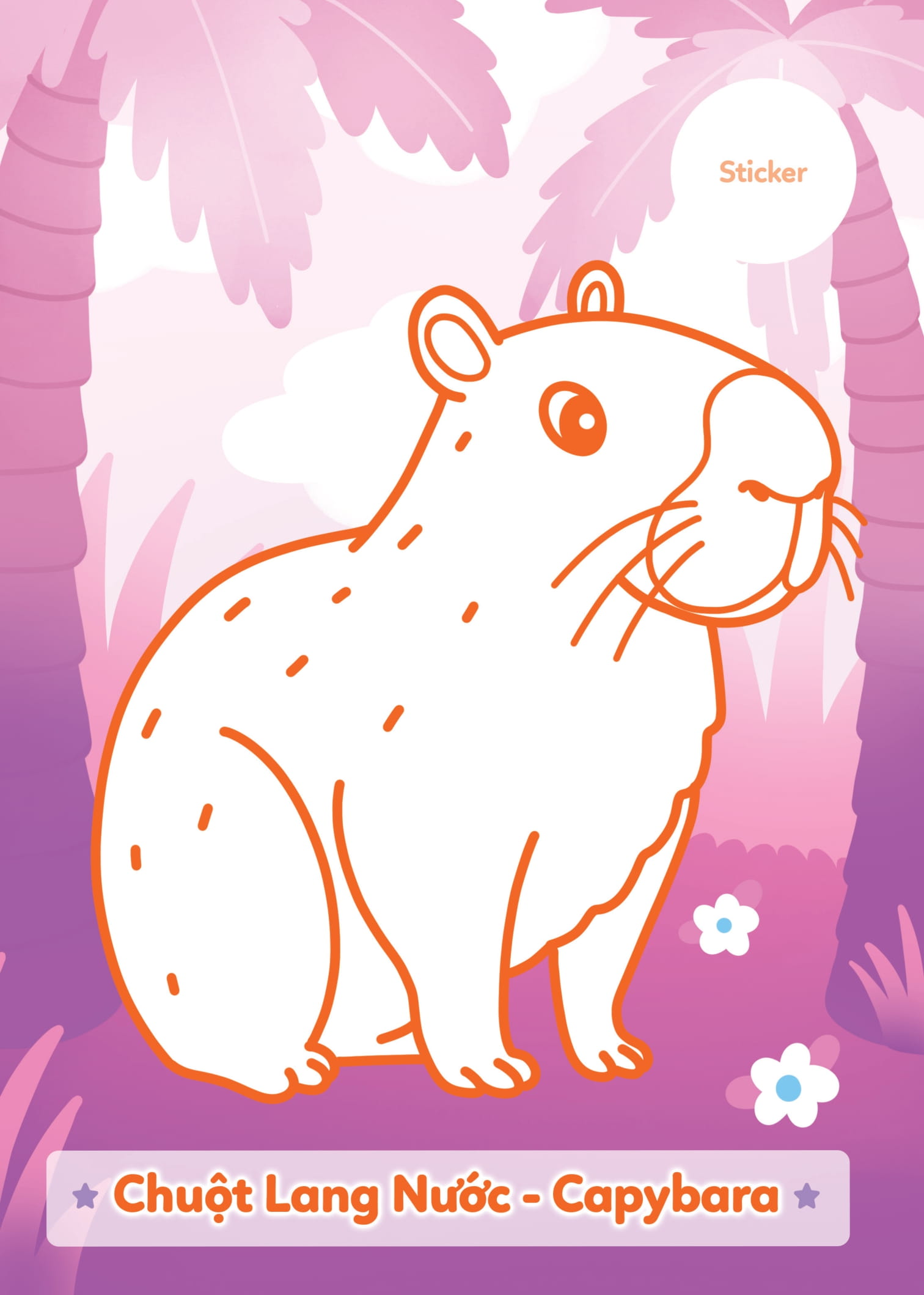 tô màu khám phá - vườn thú ngộ nghĩnh